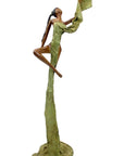 Bronze Issouf danseuse 50 cm vert n°1 