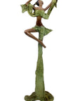 Bronze Issouf danseuse 50 cm vert n°2 