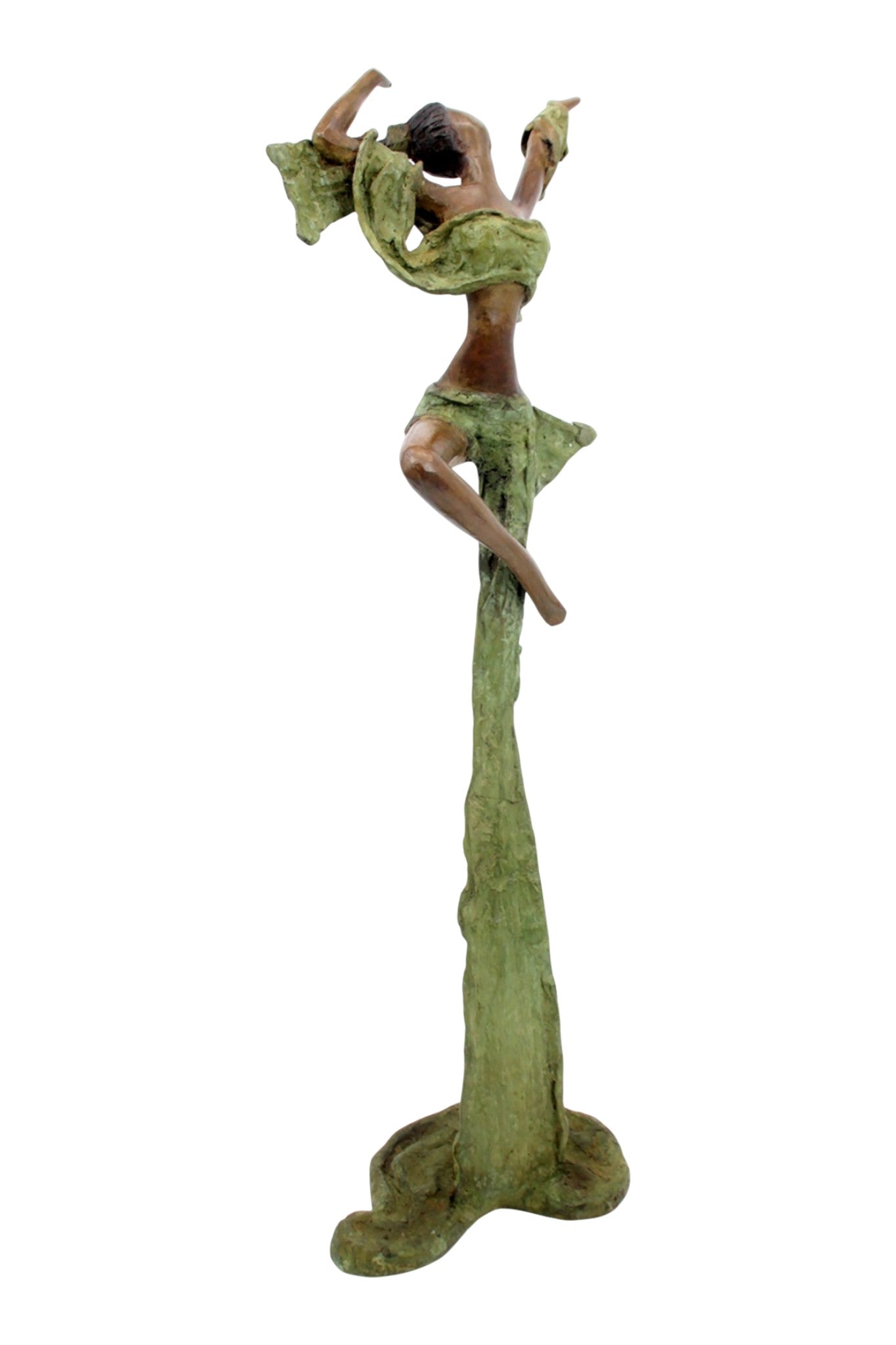 Bronze Issouf danseuse 50 cm vert n°2 