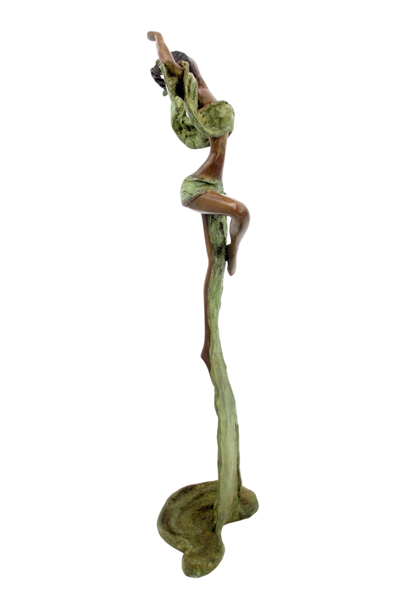 Bronze Issouf danseuse 50 cm vert n°2 