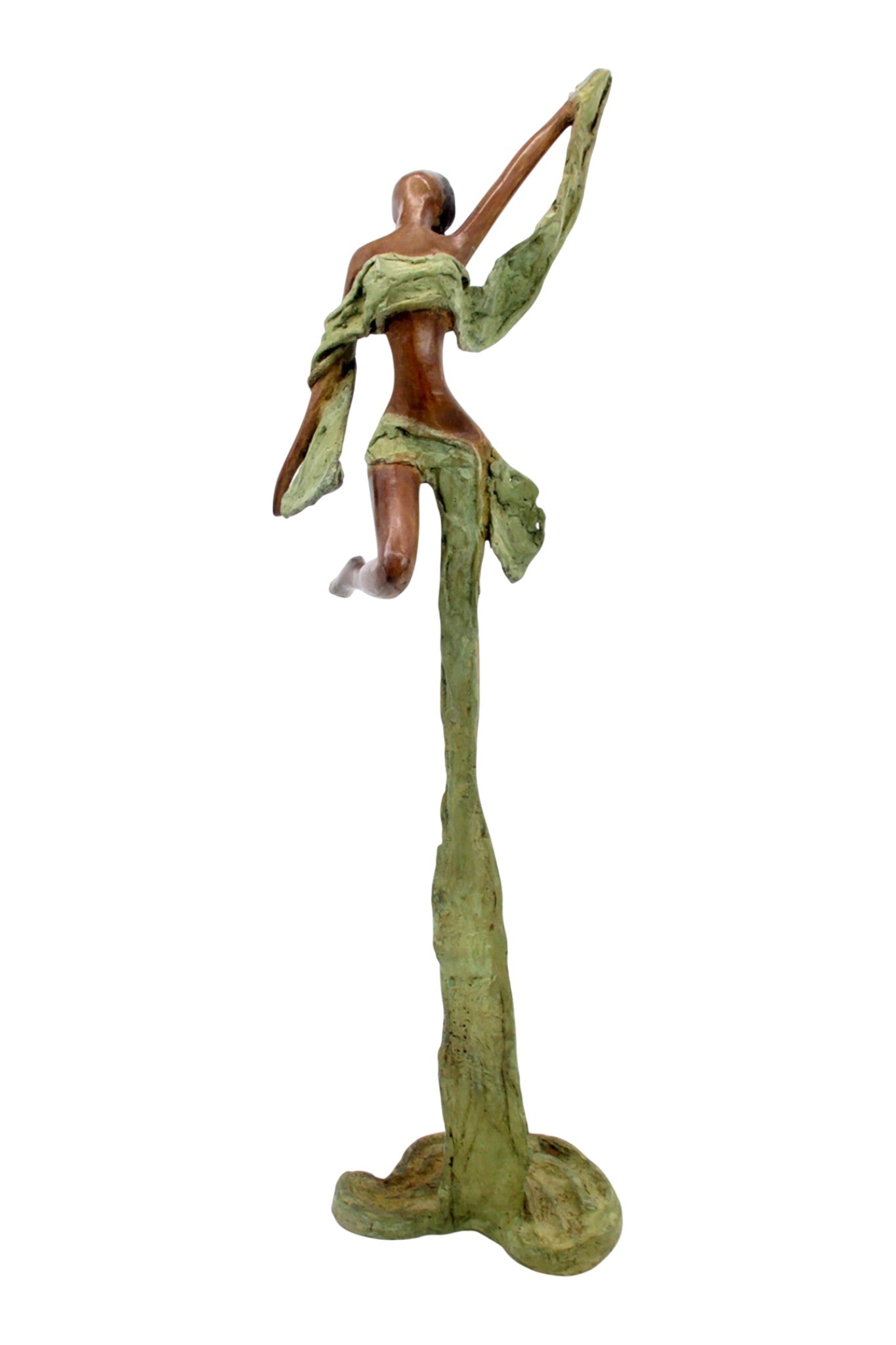 Bronze Issouf danseuse 50 cm vert n°3 