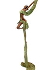 Bronze Issouf danseuse 50 cm vert n°3 