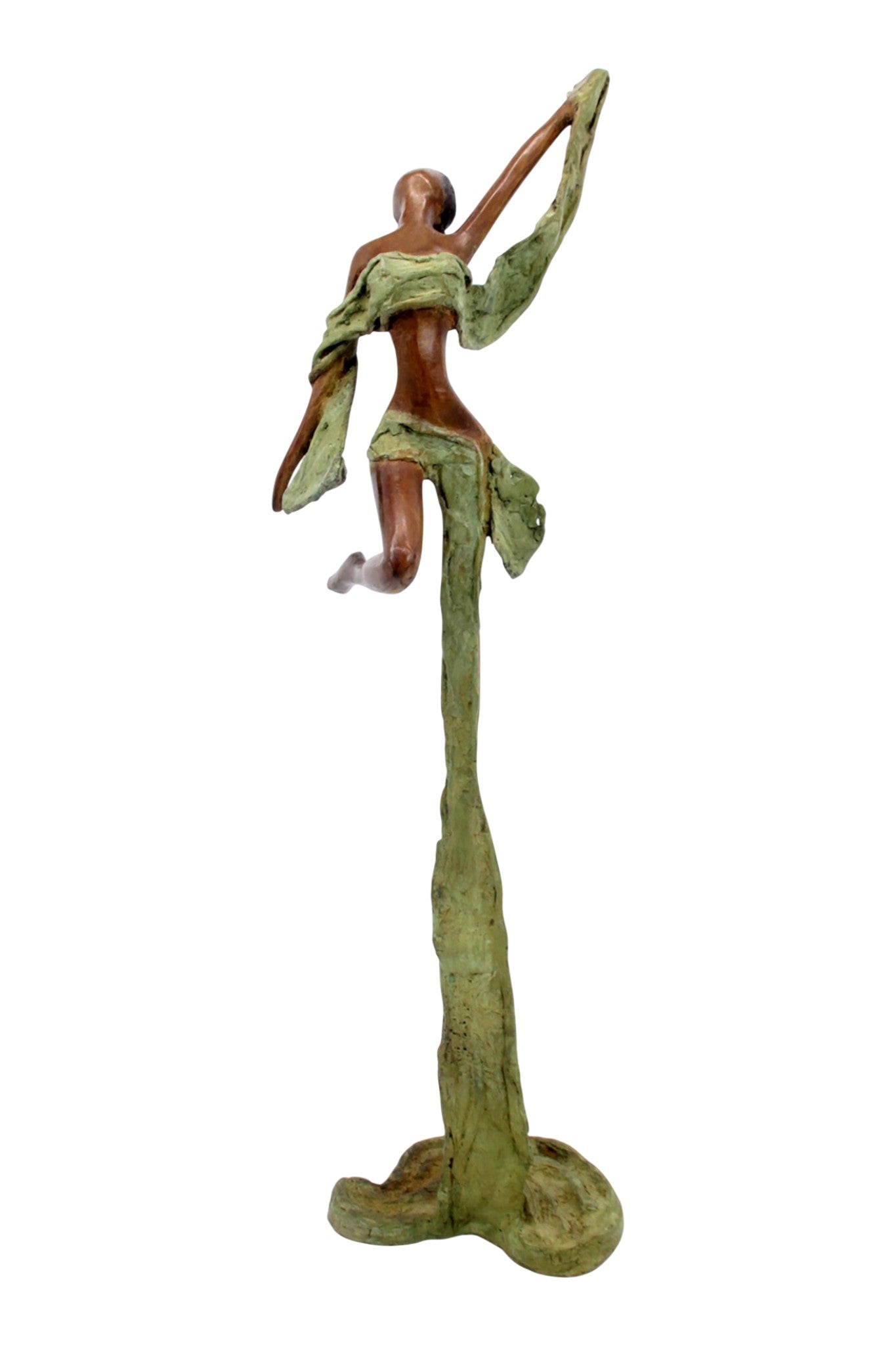 Bronze Issouf danseuse 50 cm vert n°3 