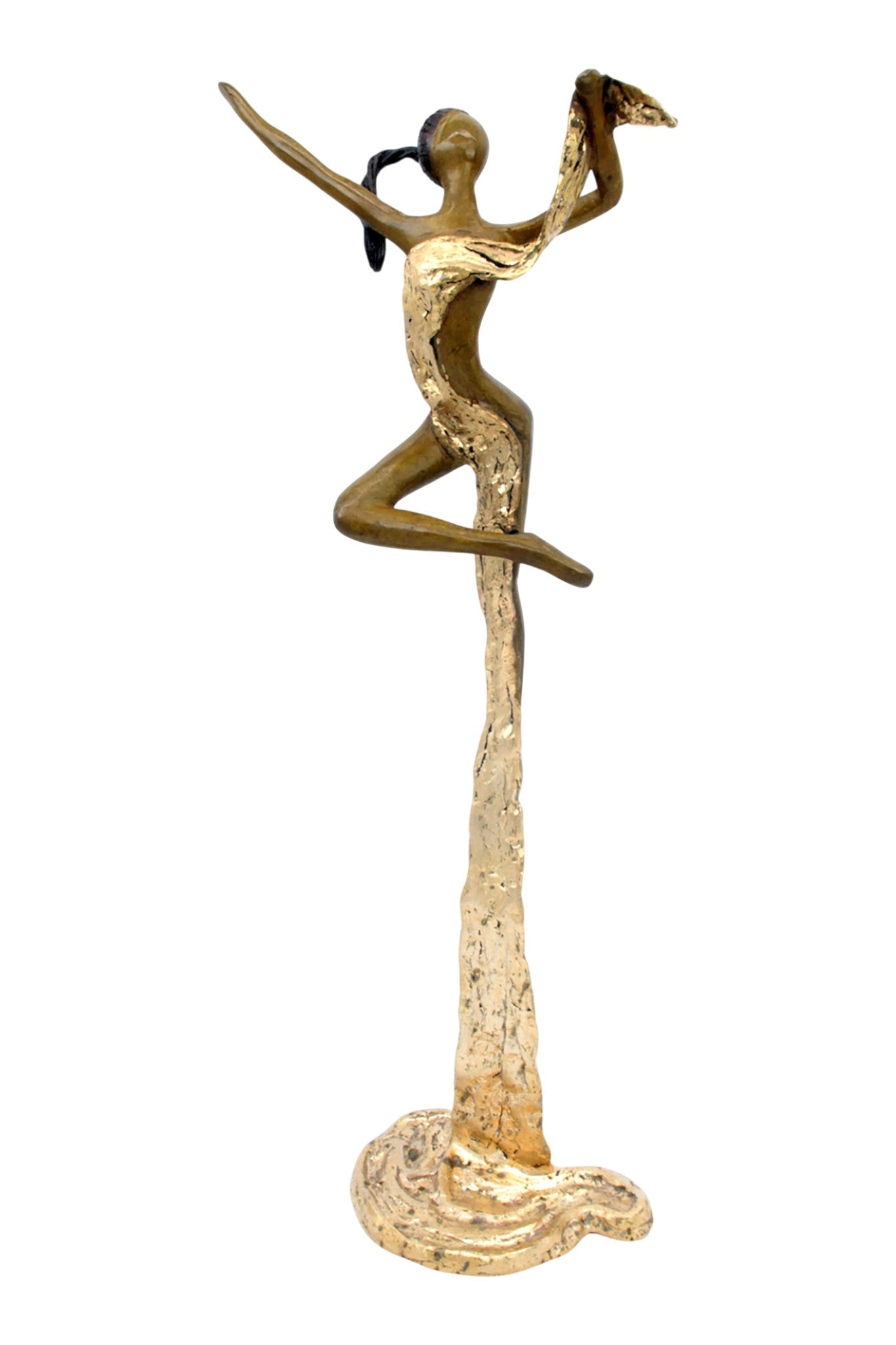 Bronze Issouf danseuse 50 cm doré n°1 
