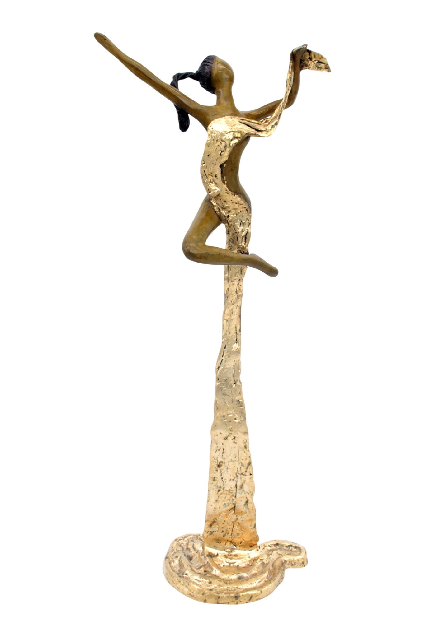 Bronze Issouf danseuse 50 cm doré n°1 