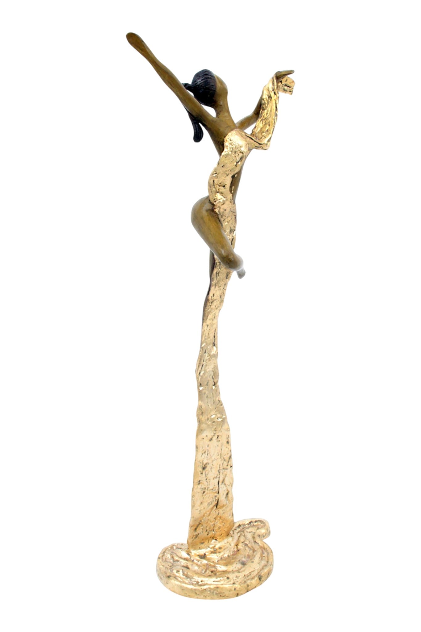 Bronze Issouf danseuse 50 cm doré n°1 