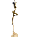 Bronze Issouf danseuse 50 cm doré n°1 