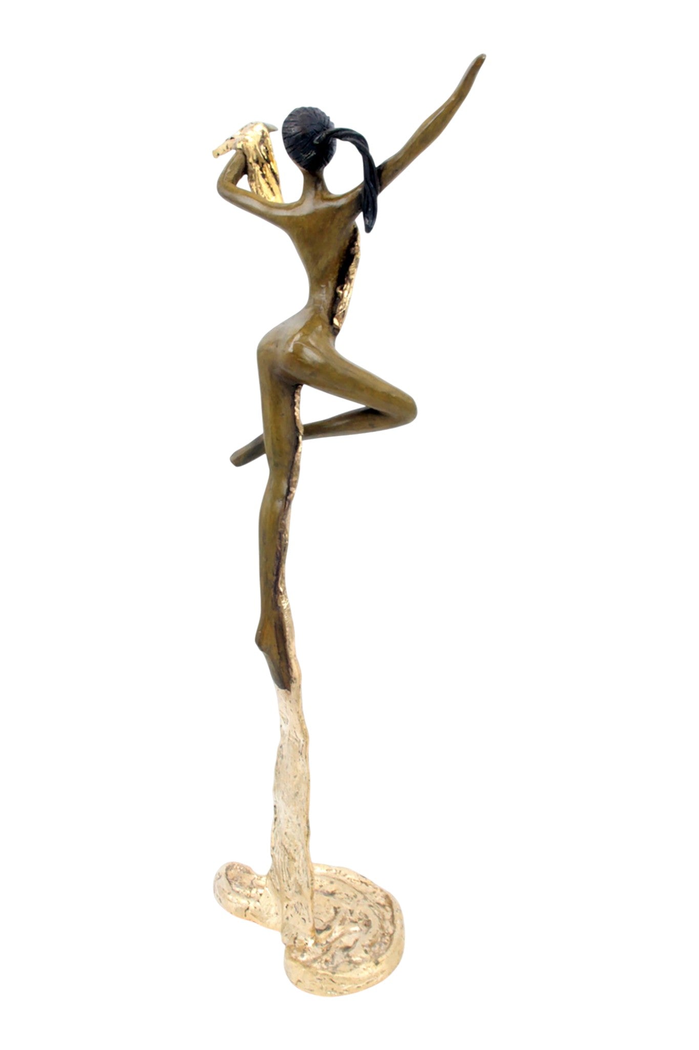 Bronze Issouf danseuse 50 cm doré n°1 