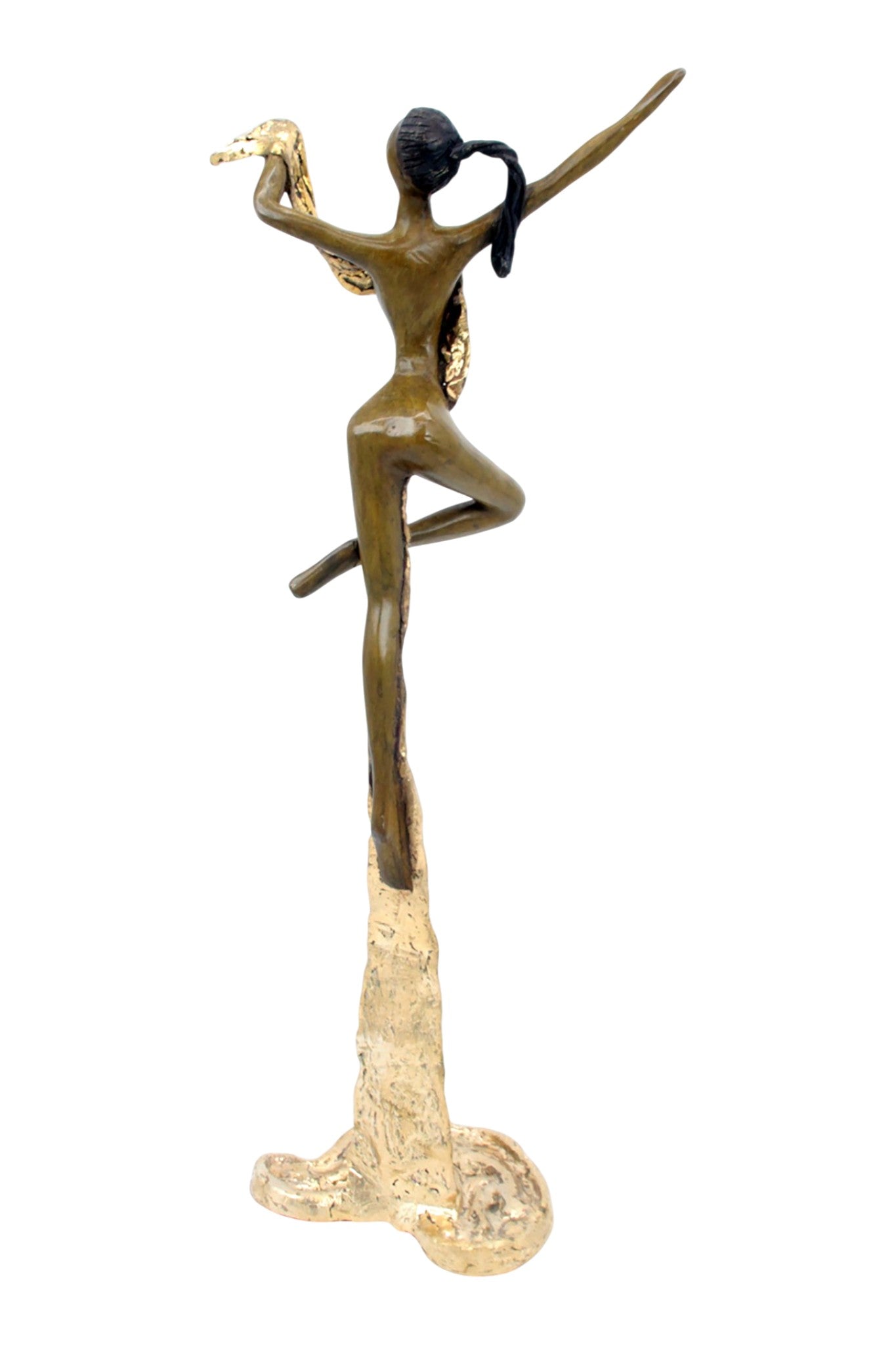 Bronze Issouf danseuse 50 cm doré n°1 