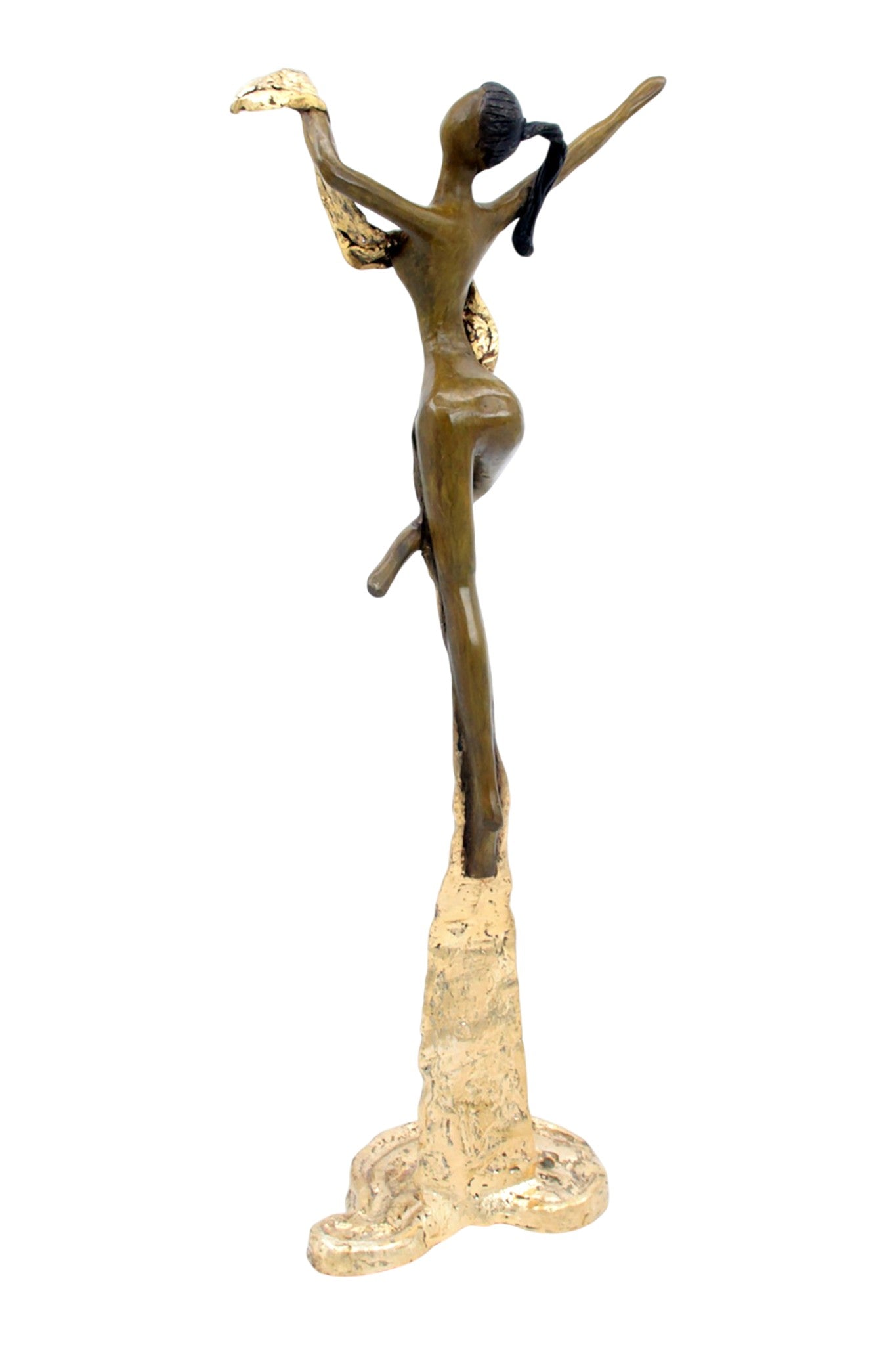 Bronze Issouf danseuse 50 cm doré n°1 