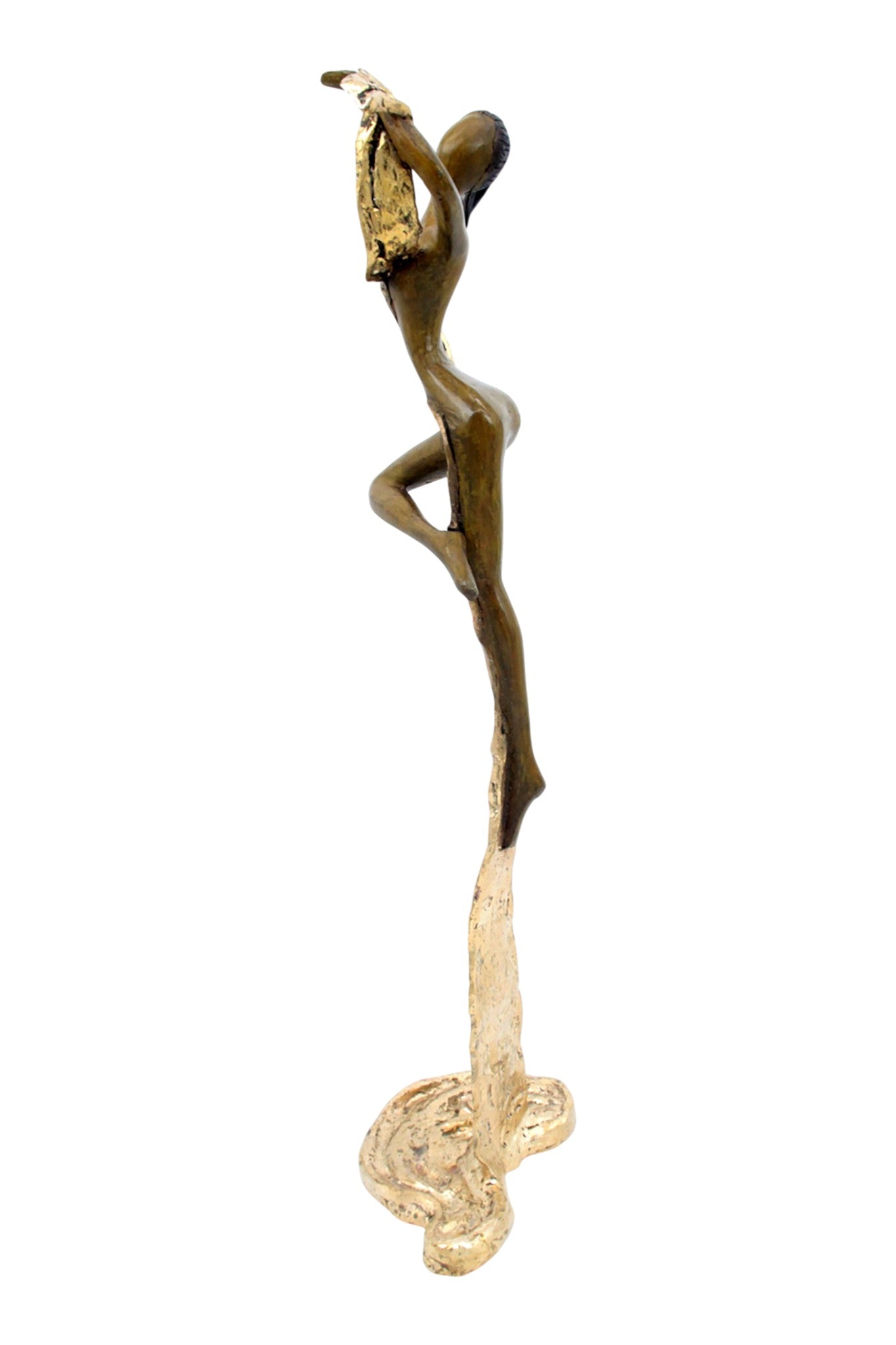 Bronze Issouf danseuse 50 cm doré n°1 