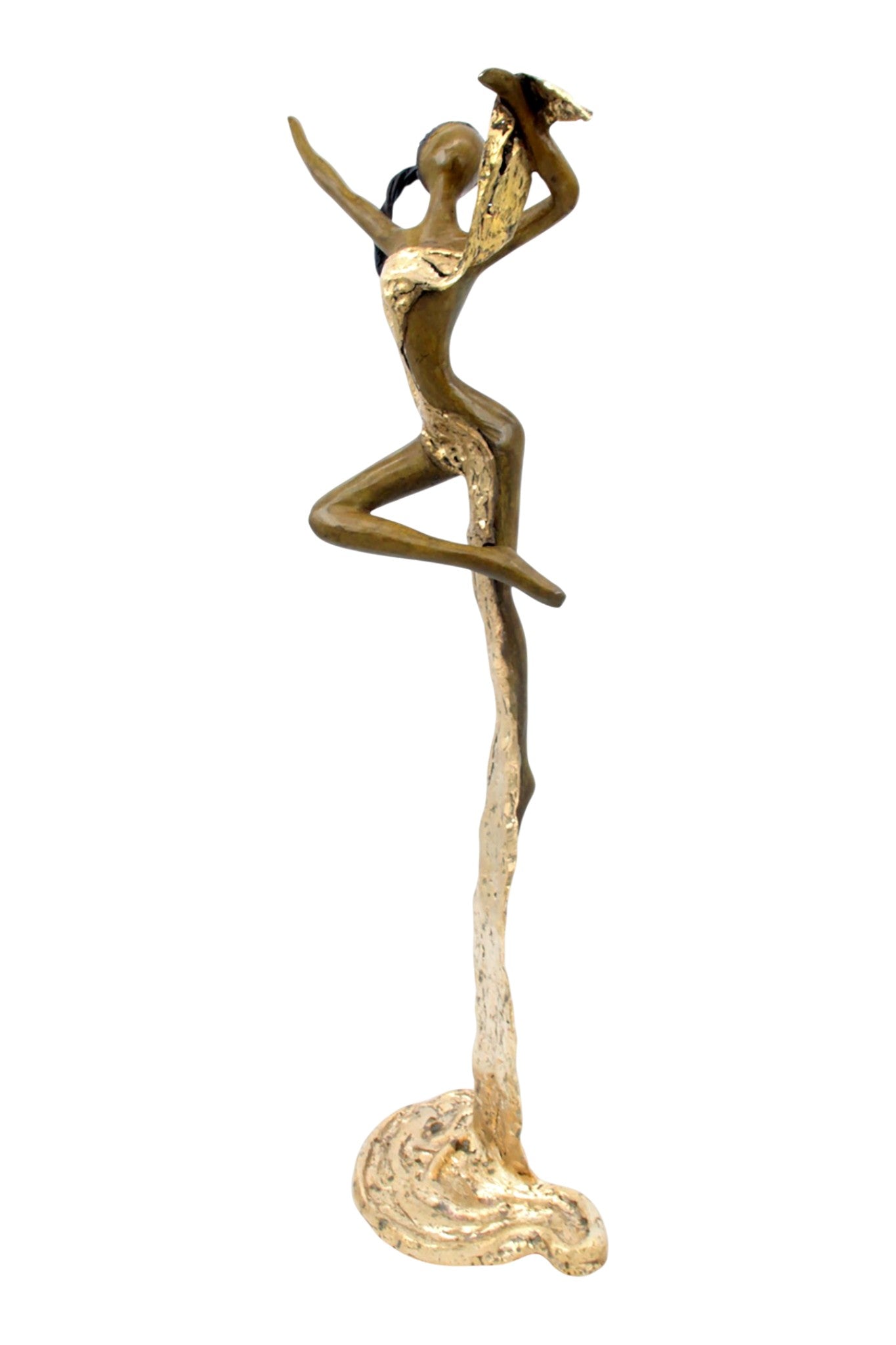 Bronze Issouf danseuse 50 cm doré n°1 
