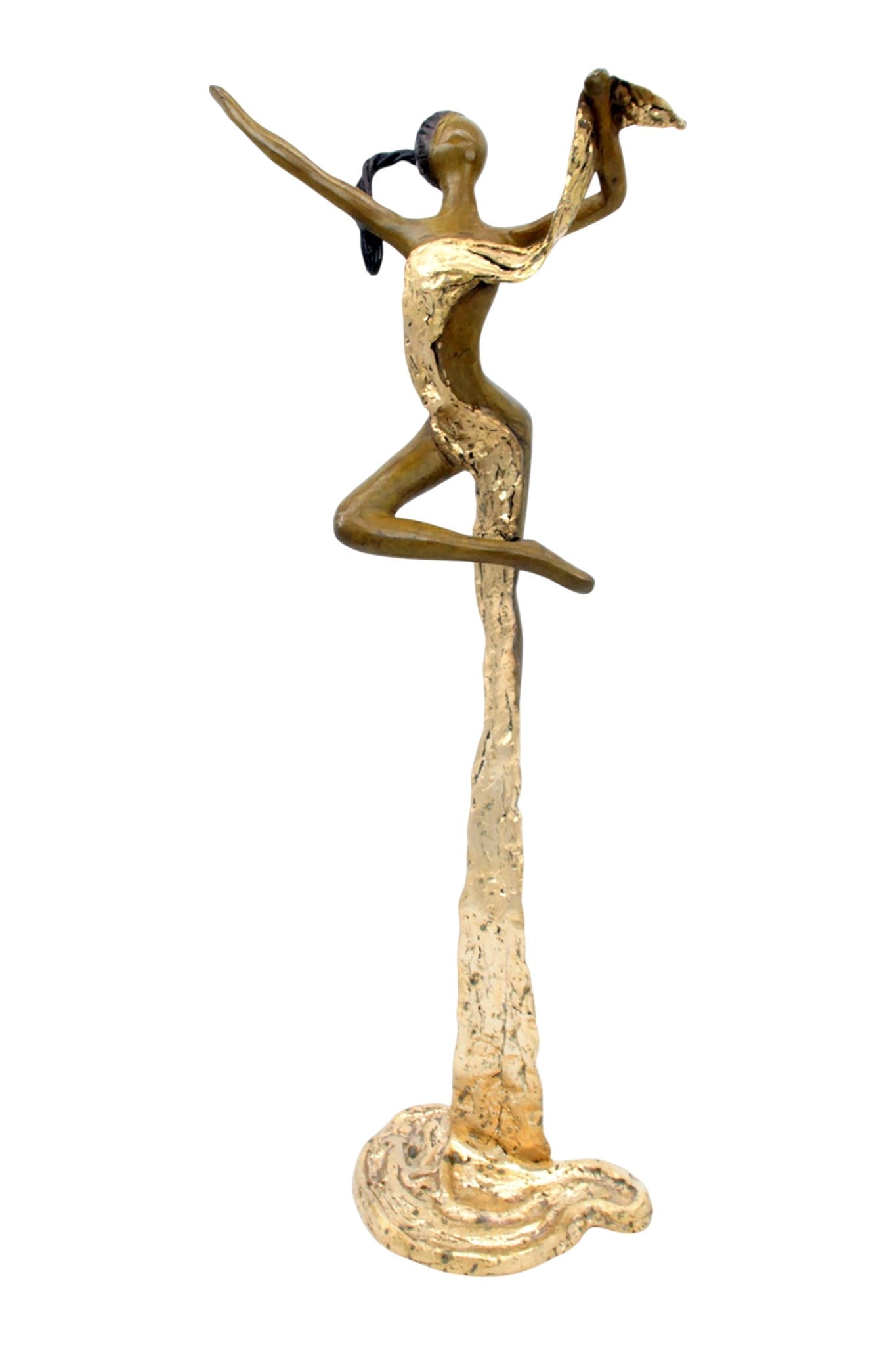 Bronze Issouf danseuse 50 cm doré n°1 