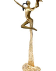 Bronze Issouf danseuse 50 cm doré n°1 