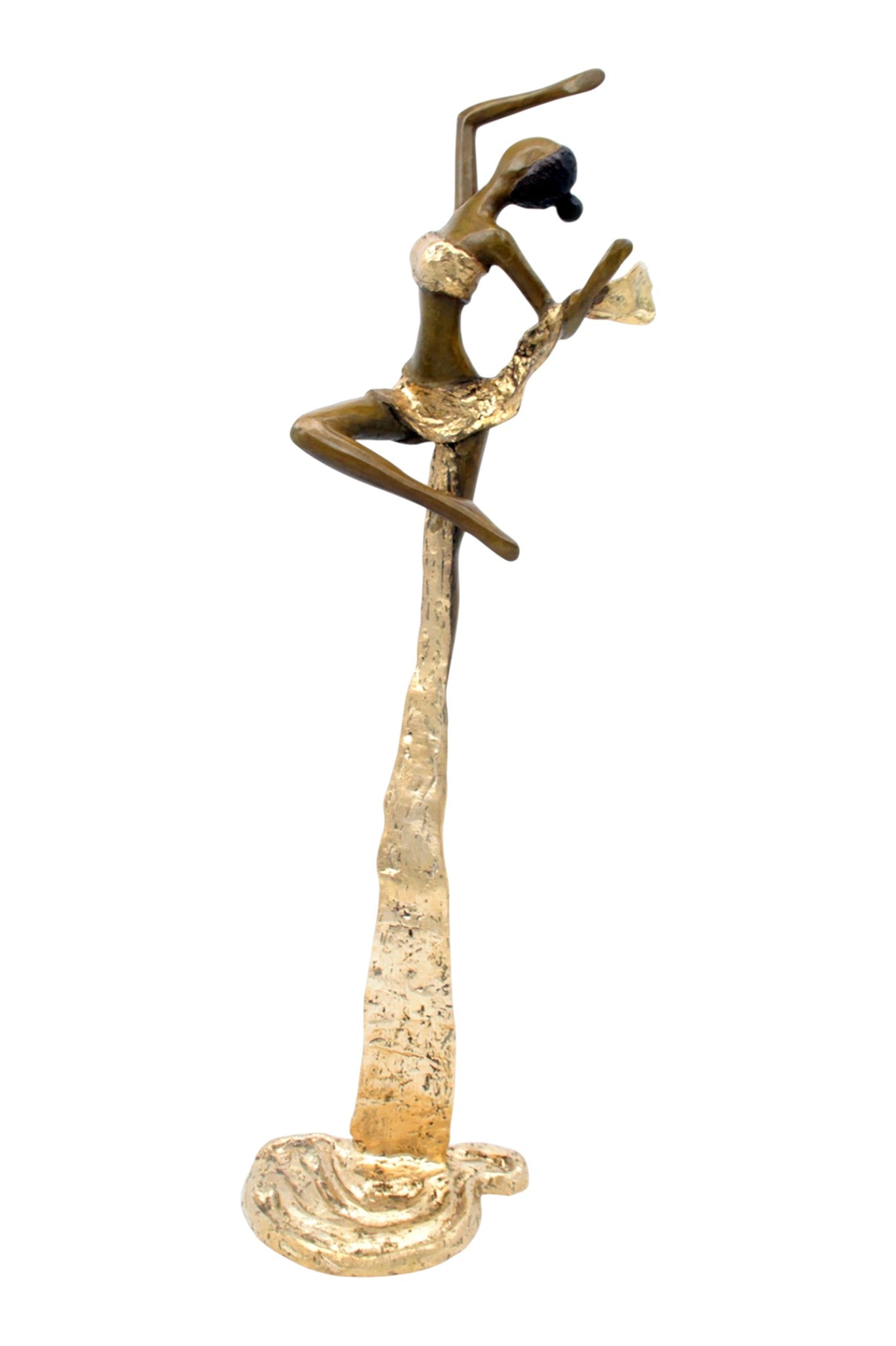 Bronze Issouf danseuse 50 cm doré n°2 