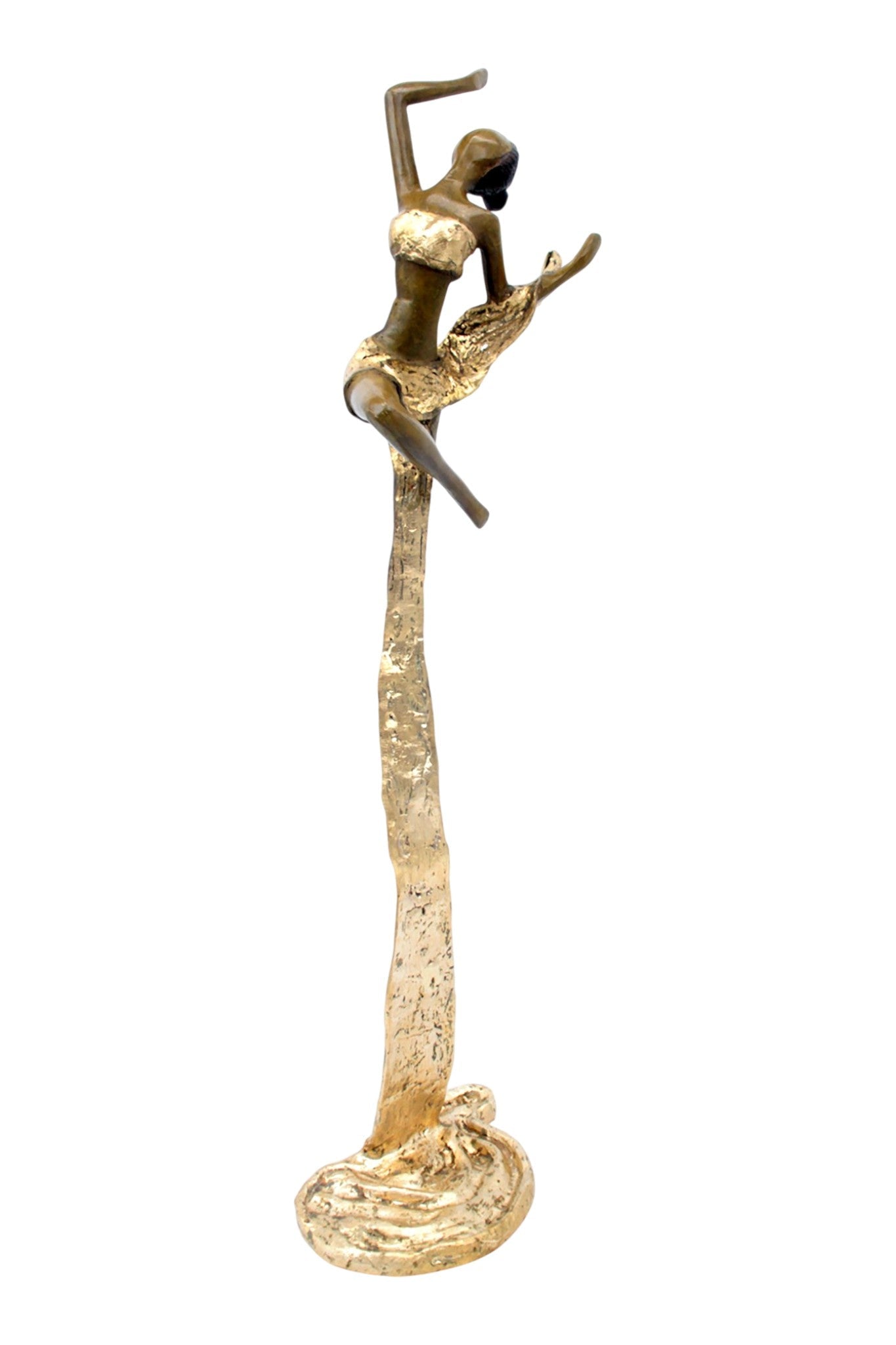 Bronze Issouf danseuse 50 cm doré n°2 