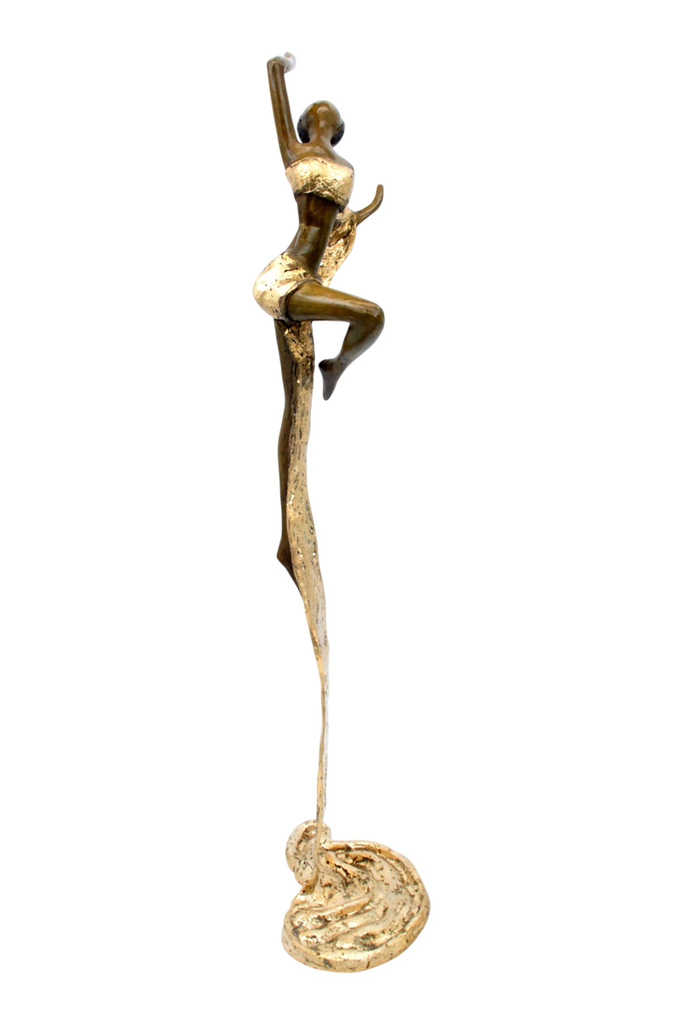 Bronze Issouf danseuse 50 cm doré n°2 