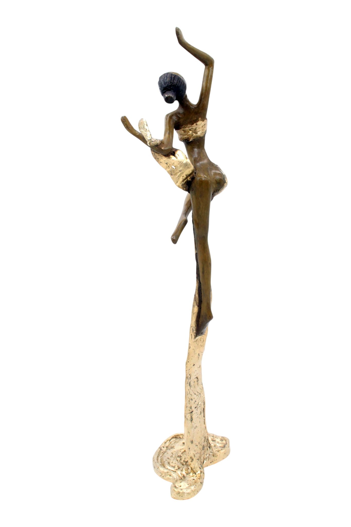 Bronze Issouf danseuse 50 cm doré n°2 