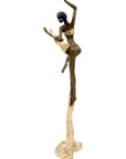 Bronze Issouf danseuse 50 cm doré n°2 