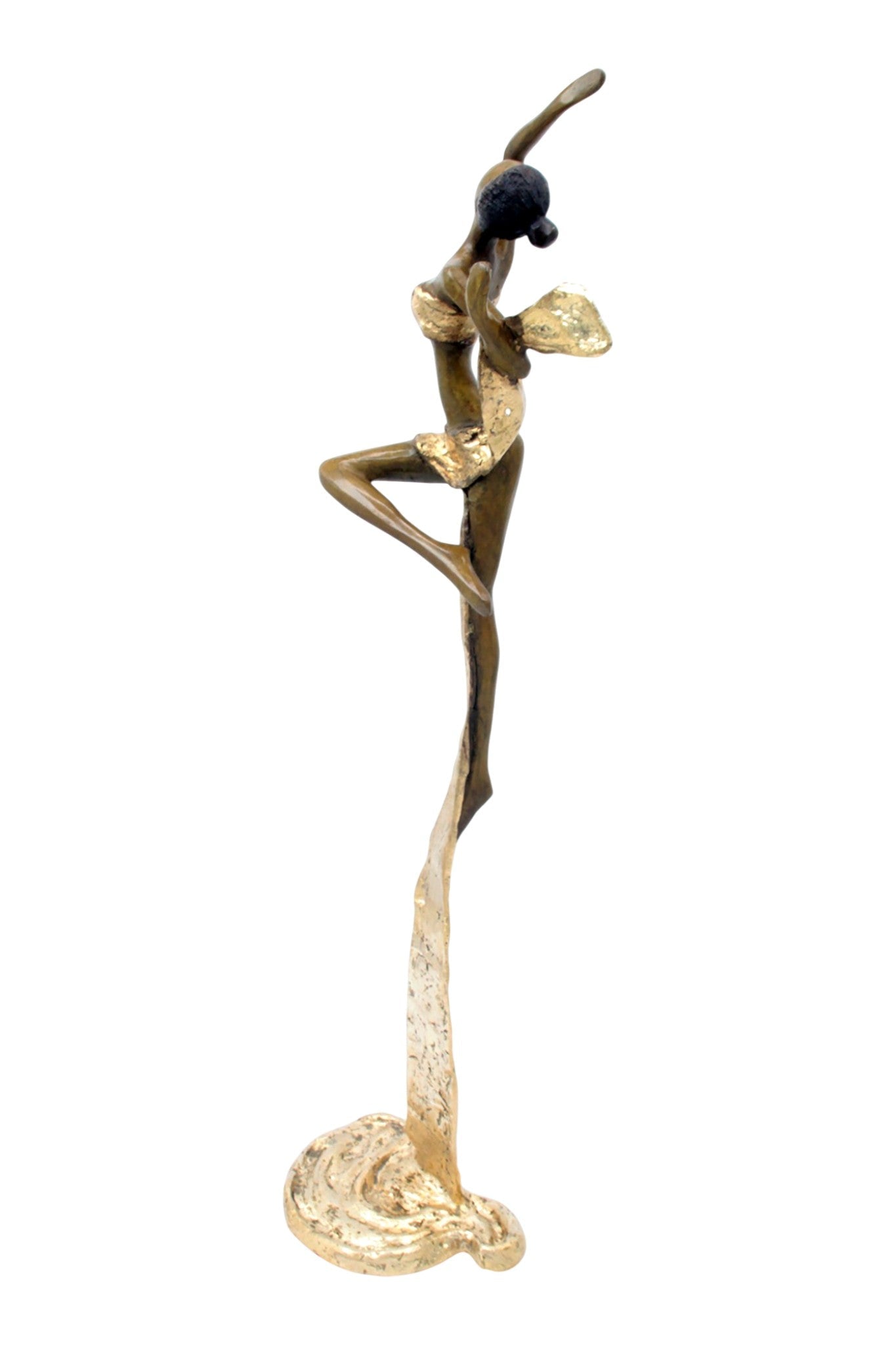 Bronze Issouf danseuse 50 cm doré n°2 
