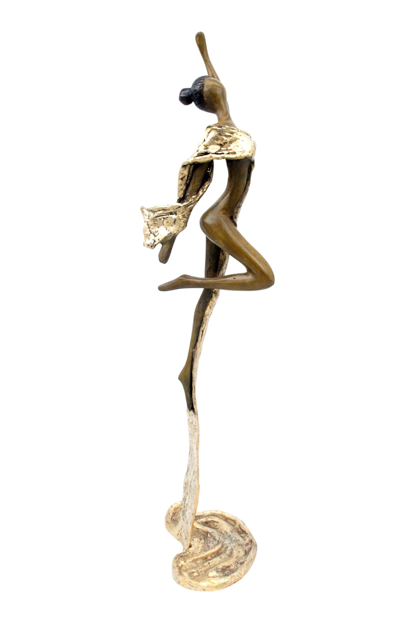 Bronze Issouf danseuse 50 cm doré n°3 