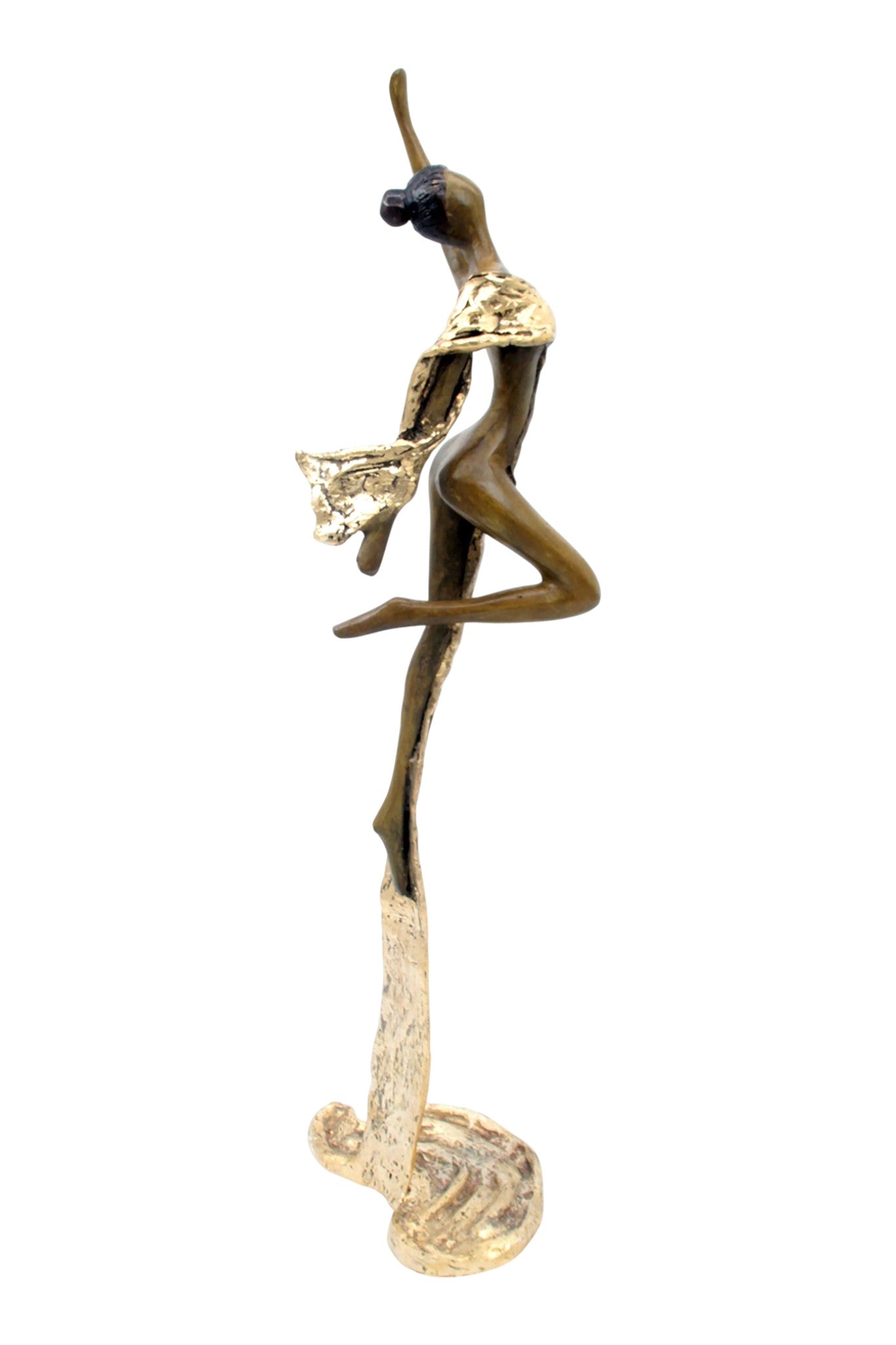 Bronze Issouf danseuse 50 cm doré n°3 