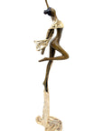 Bronze Issouf danseuse 50 cm doré n°3 