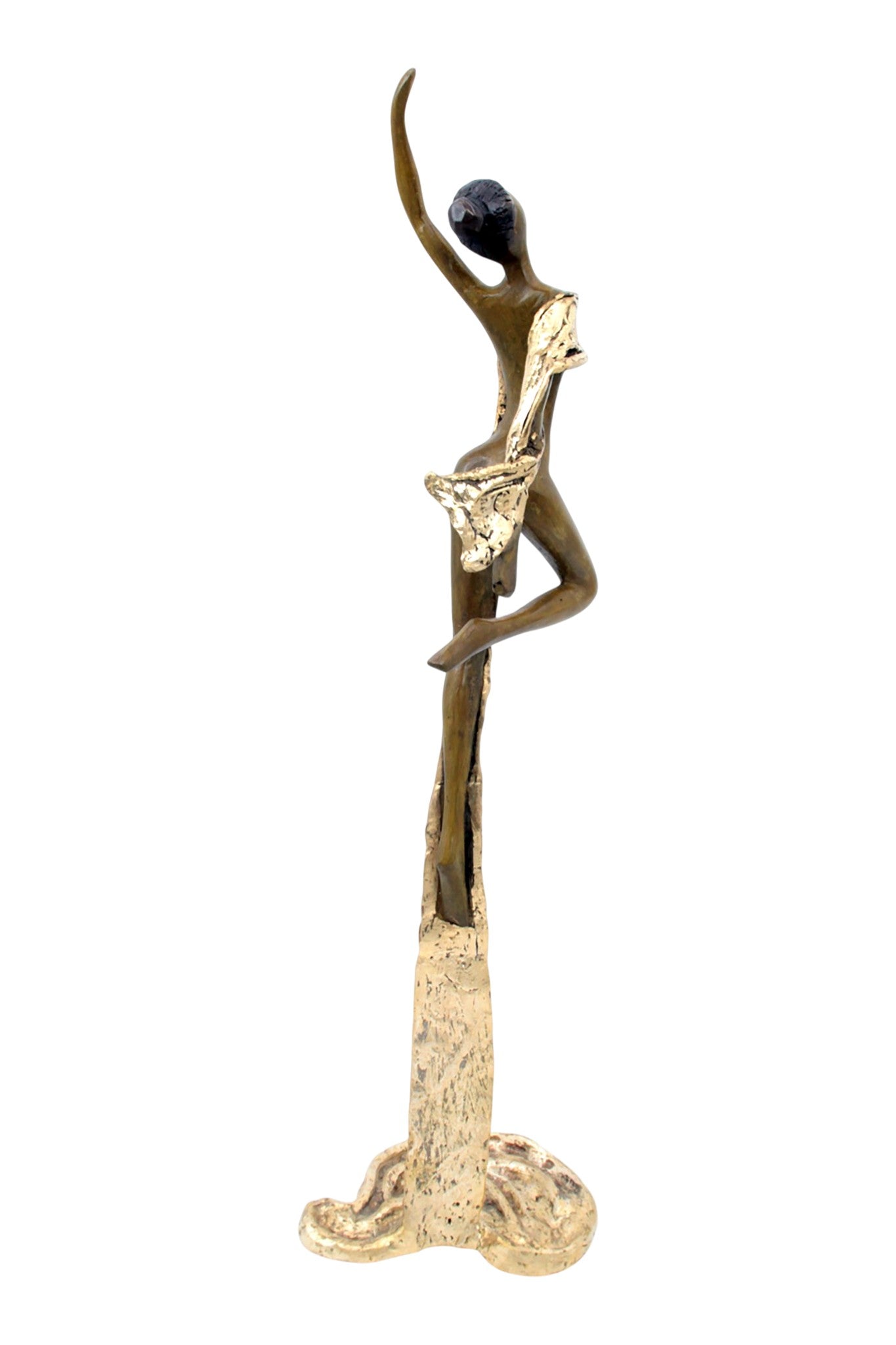Bronze Issouf danseuse 50 cm doré n°3 