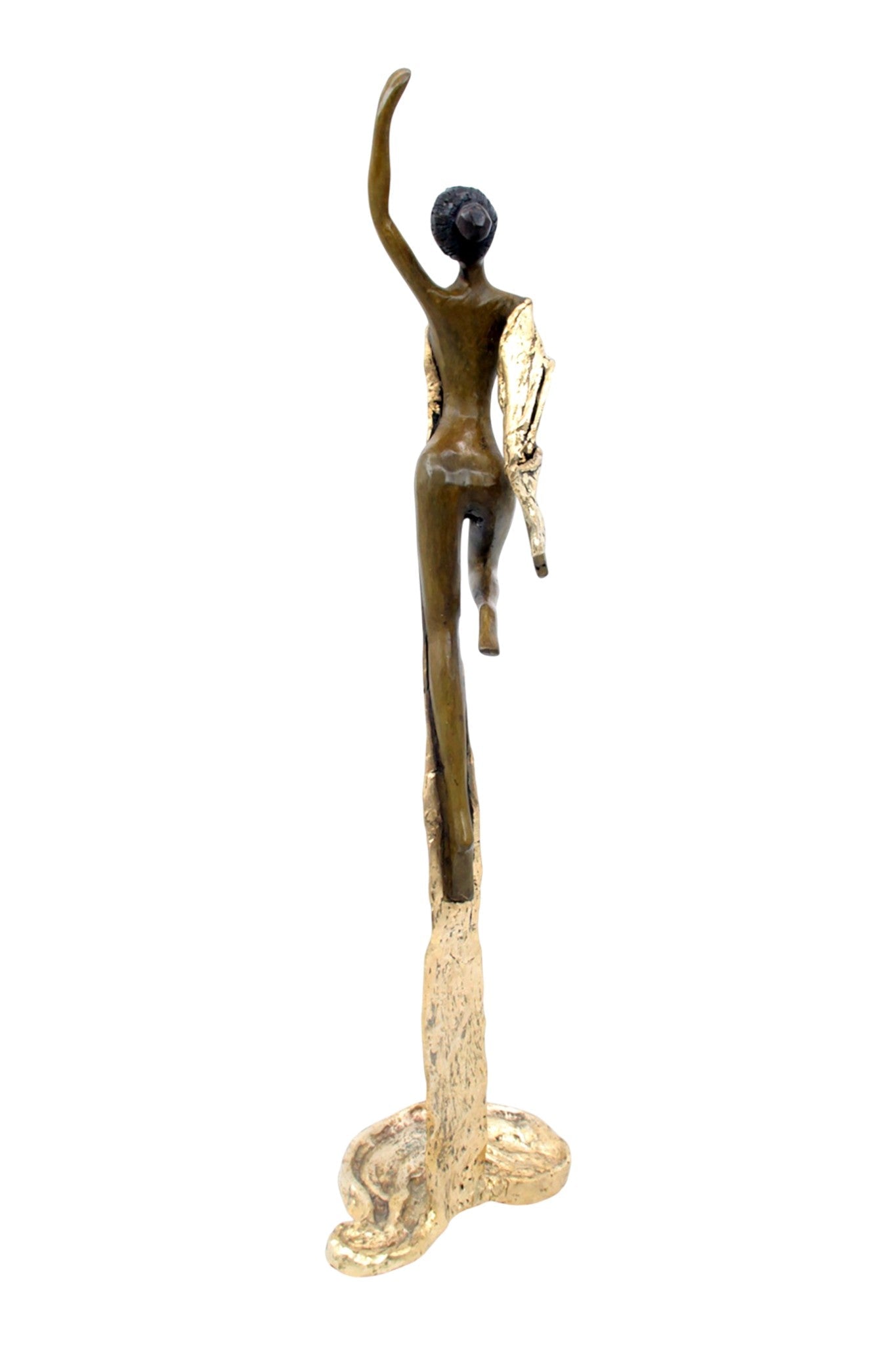 Bronze Issouf danseuse 50 cm doré n°3 