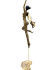 Bronze Issouf danseuse 50 cm doré n°3 