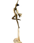 Bronze Issouf danseuse 50 cm doré n°3 