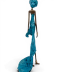 Bronze sans socle 55 cm bleu n°2 