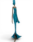 Bronze sans socle 55 cm bleu n°2 
