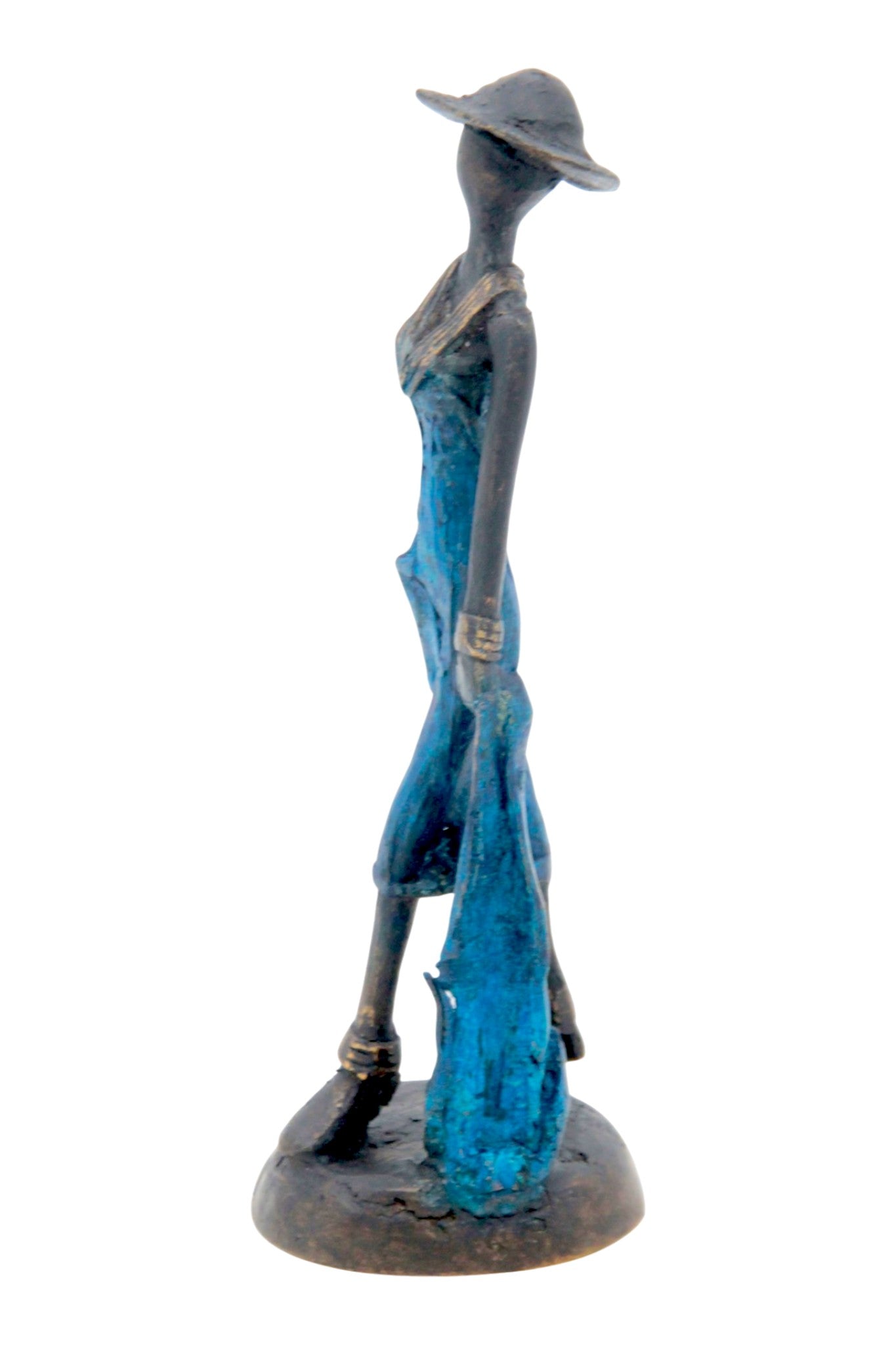 Bronze 15 cm bleu n°2 