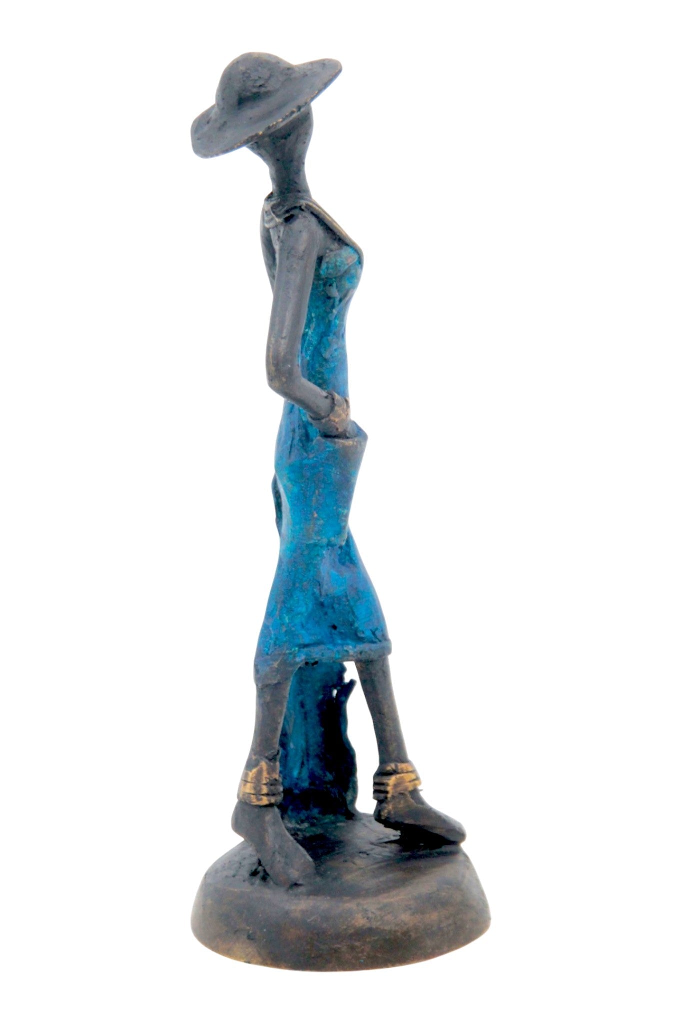 Bronze 15 cm bleu n°2 
