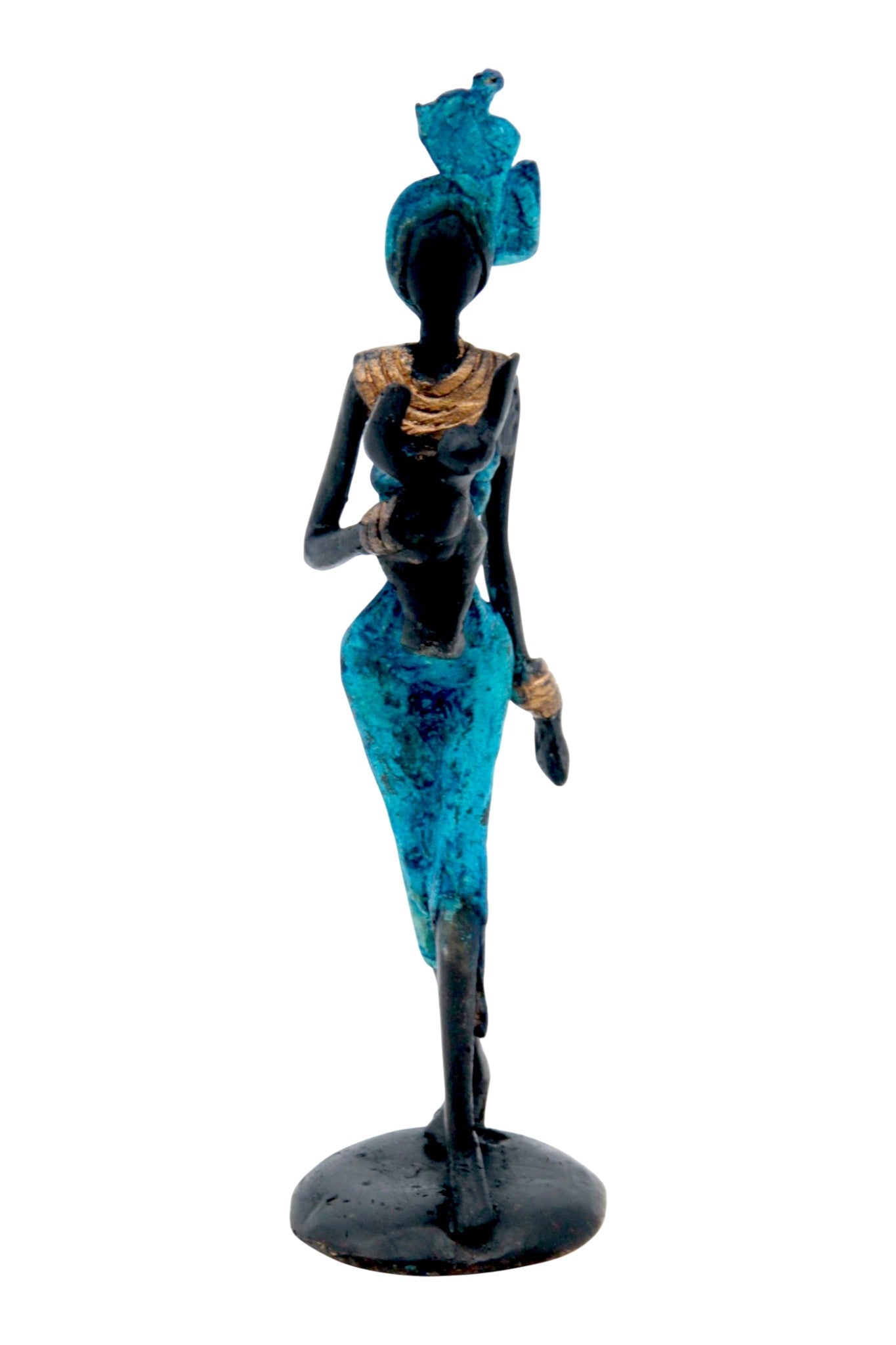 Bronze 15 cm bleu n°7 