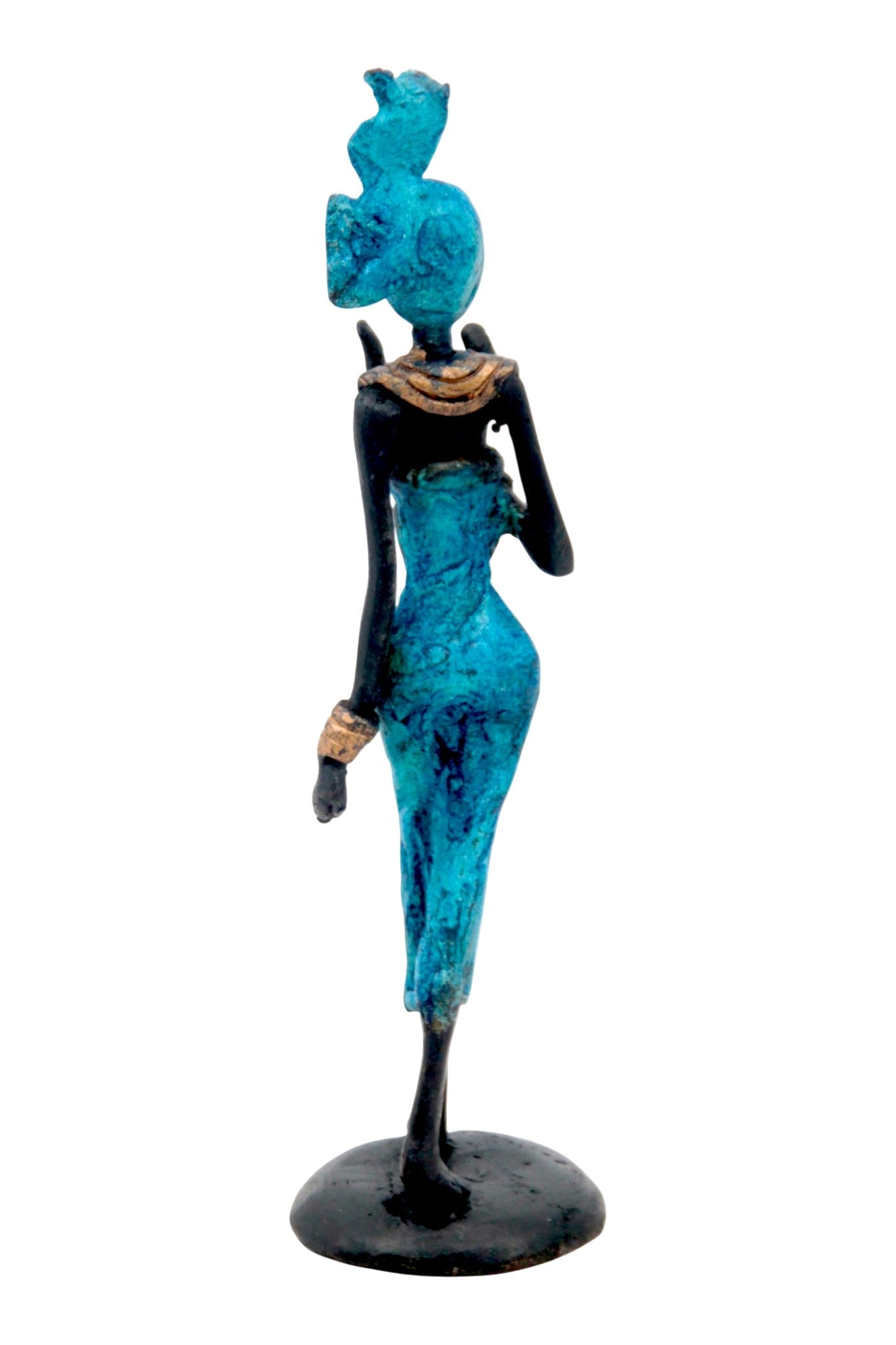 Bronze 15 cm bleu n°7 