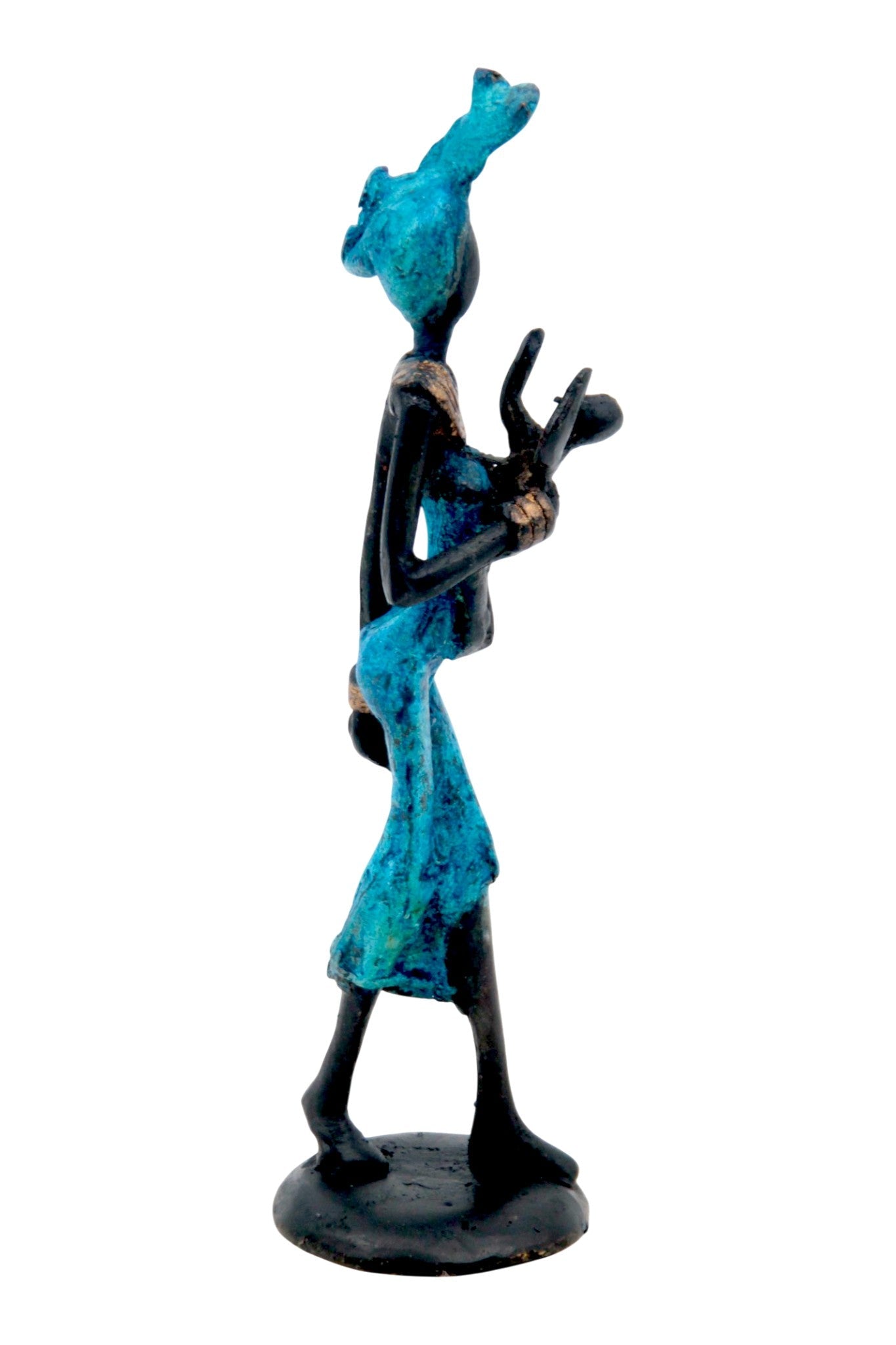 Bronze 15 cm bleu n°7 