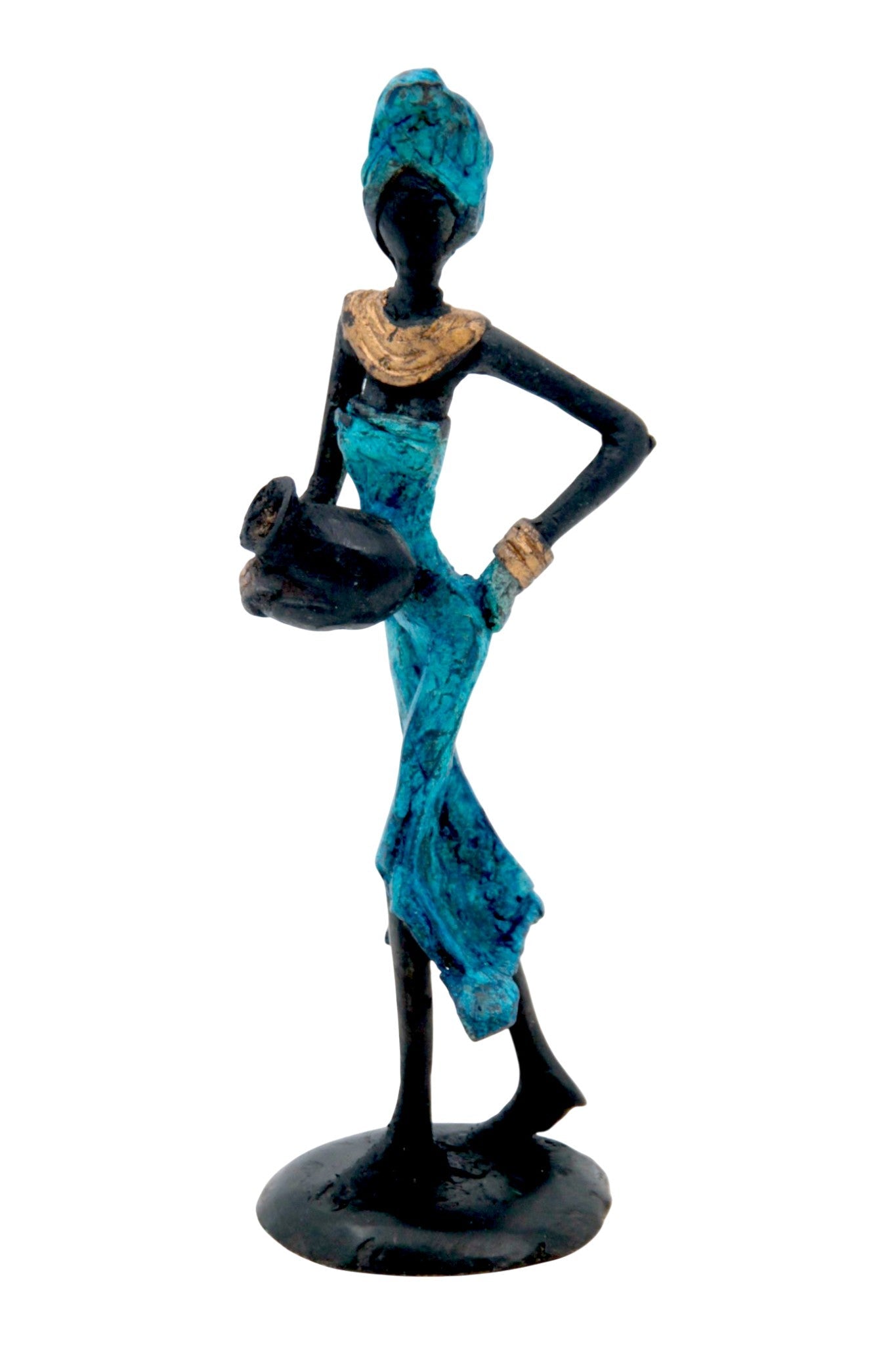 Bronze 15 cm bleu n°8 