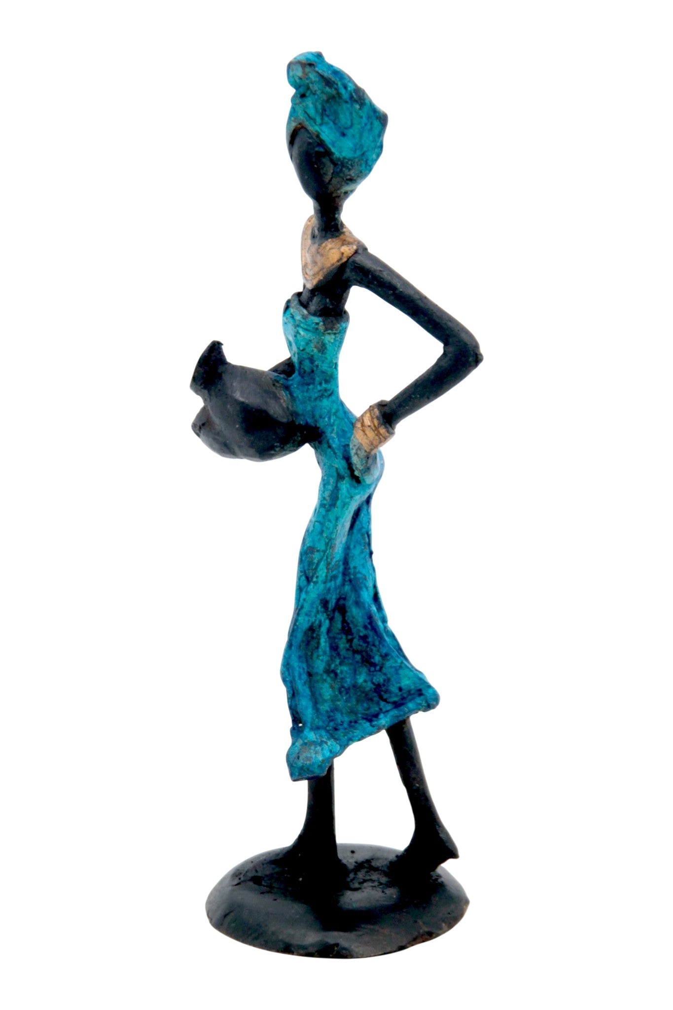 Bronze 15 cm bleu n°8 