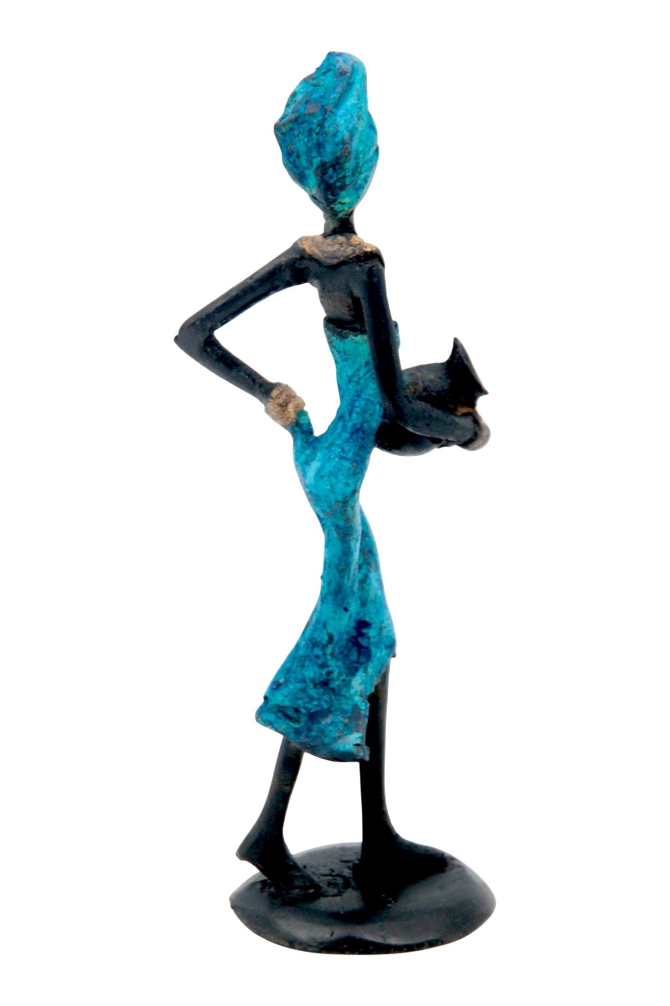 Bronze 15 cm bleu n°8 