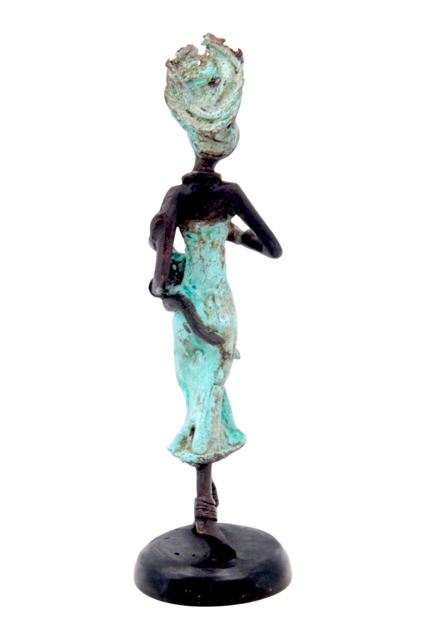 Bronze 15 cm turquoise n°5 