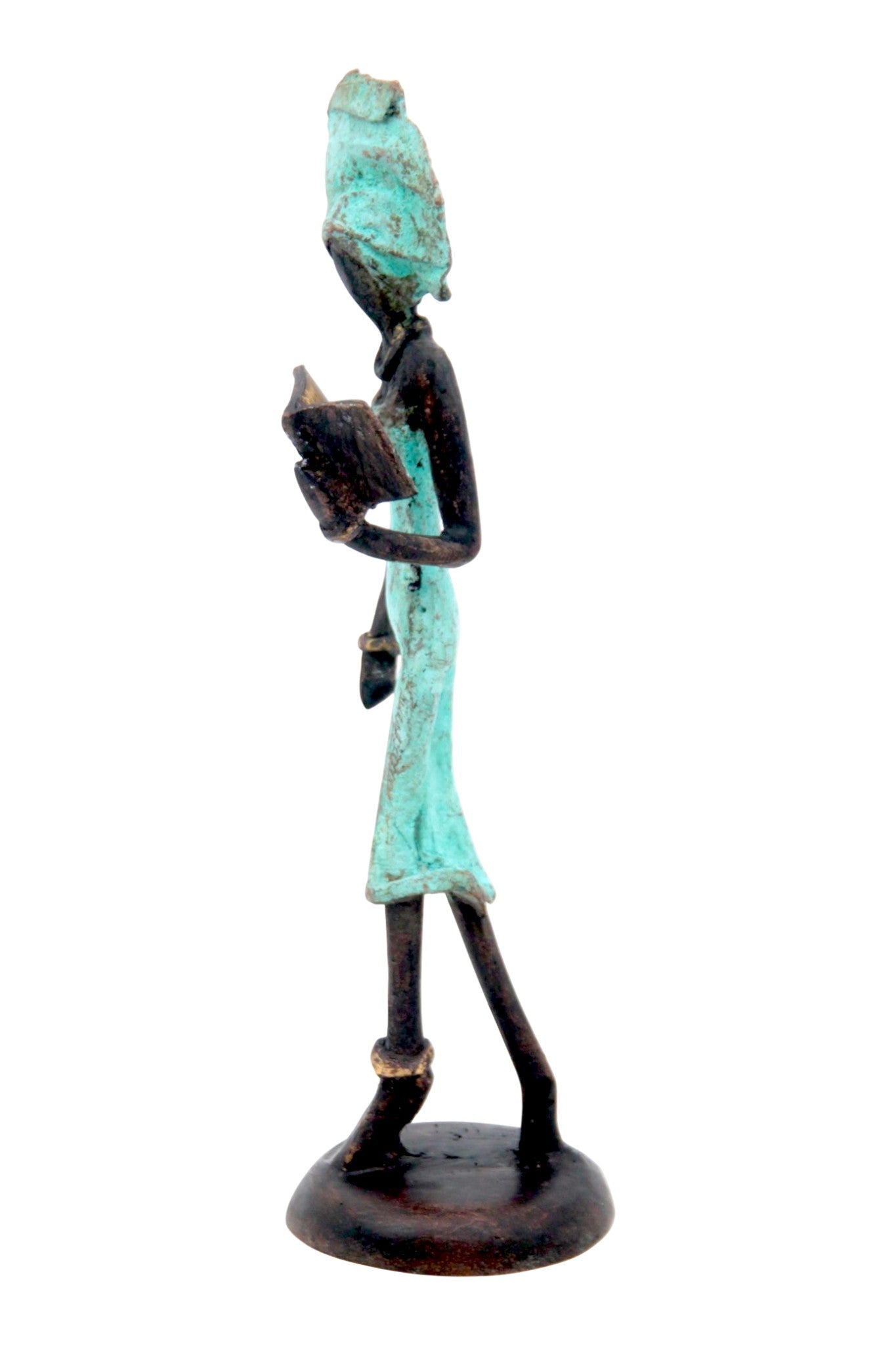 Bronze 15 cm turquoise n°7 