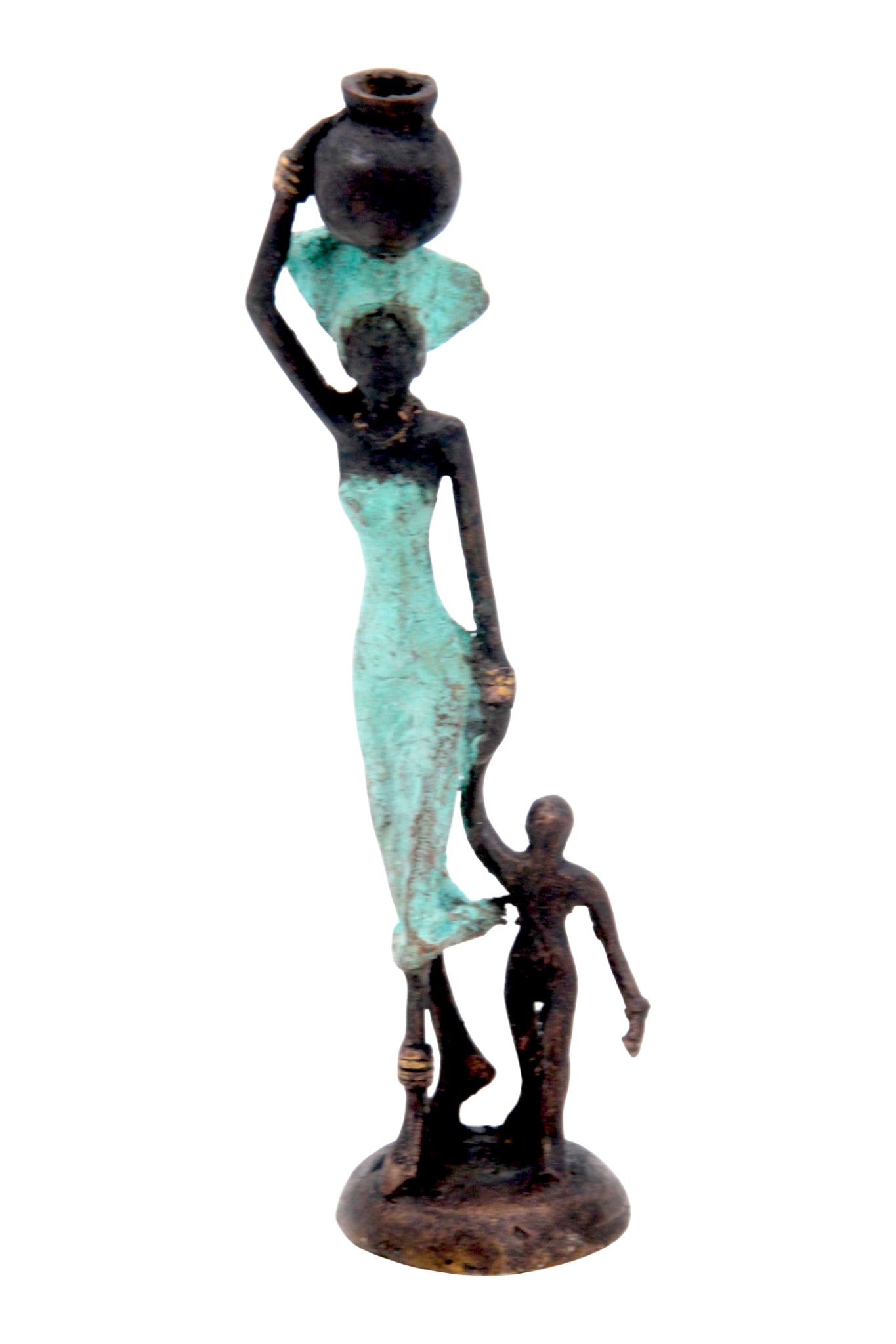 Bronze 15 cm turquoise n°8 