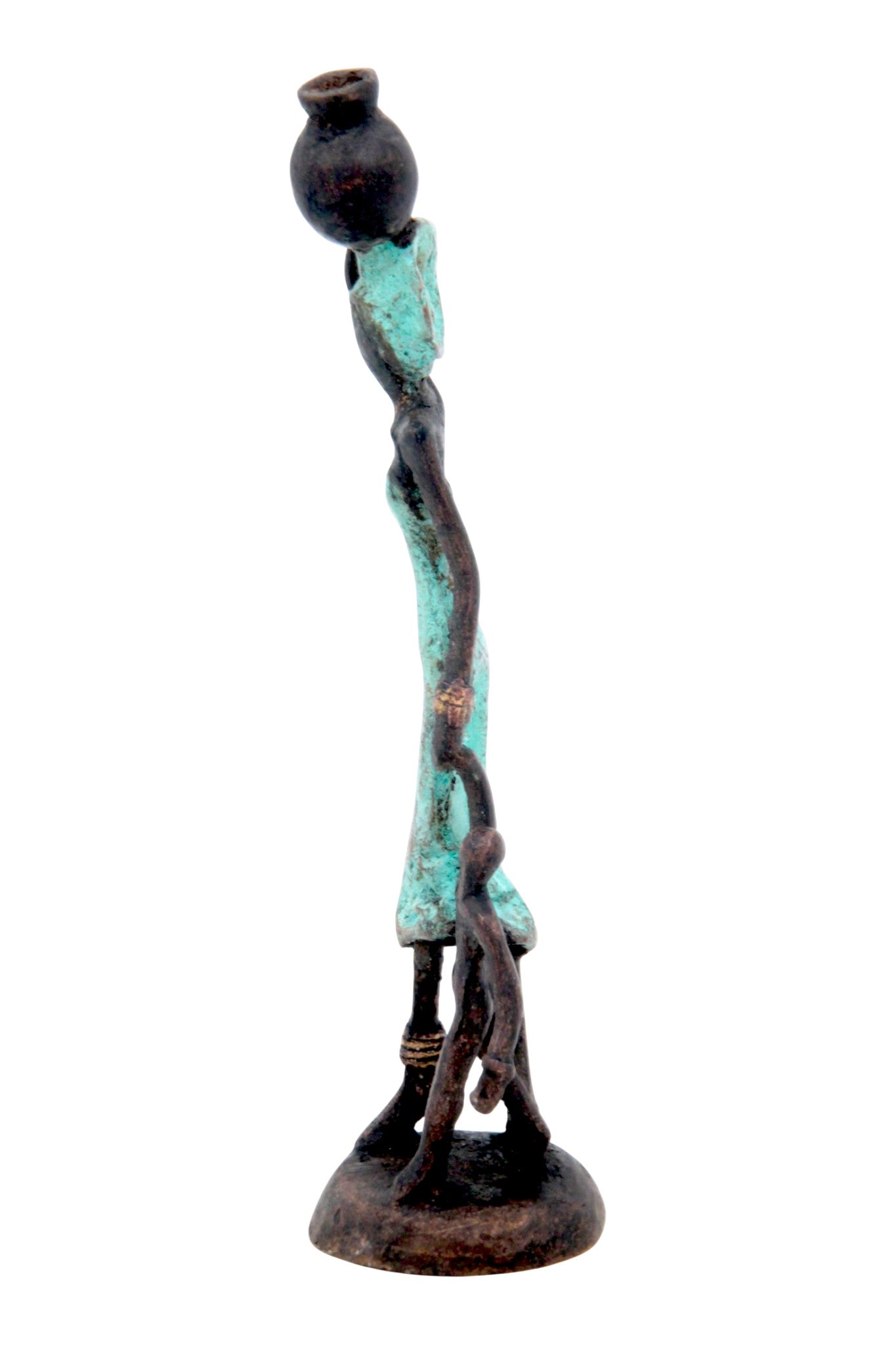 Bronze 15 cm turquoise n°8 