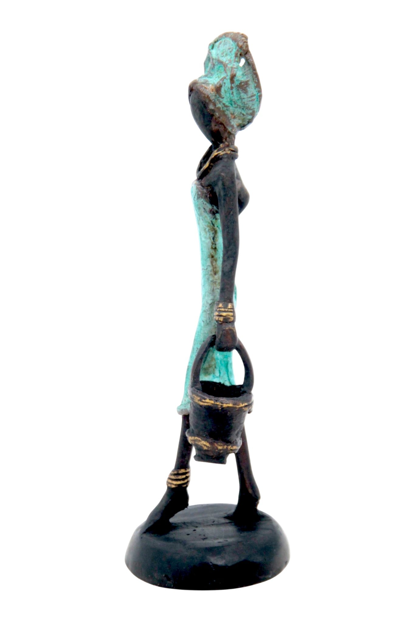 Bronze 15 cm turquoise n°10 