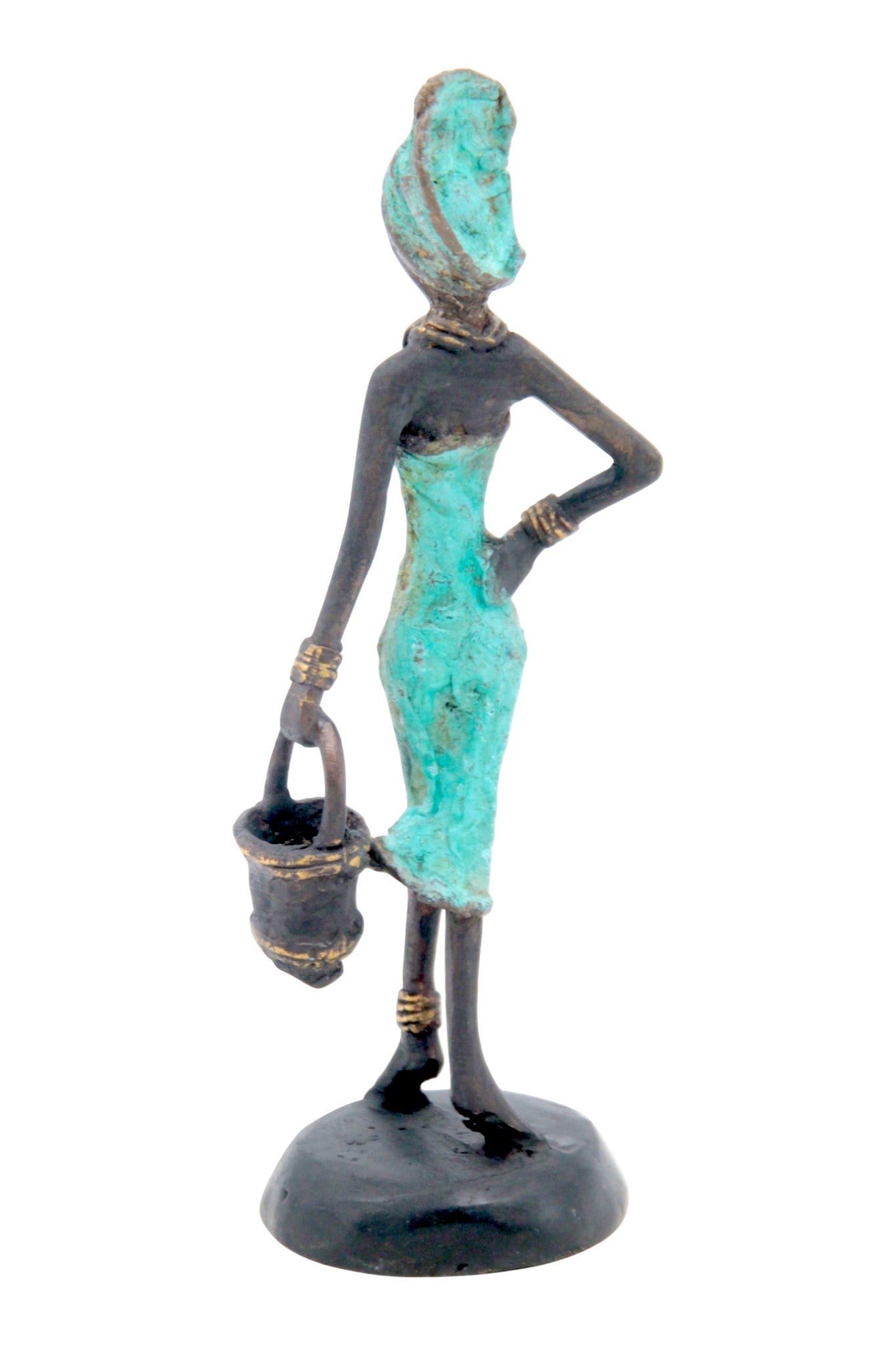 Bronze 15 cm turquoise n°10 