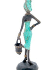 Bronze 15 cm turquoise n°10 