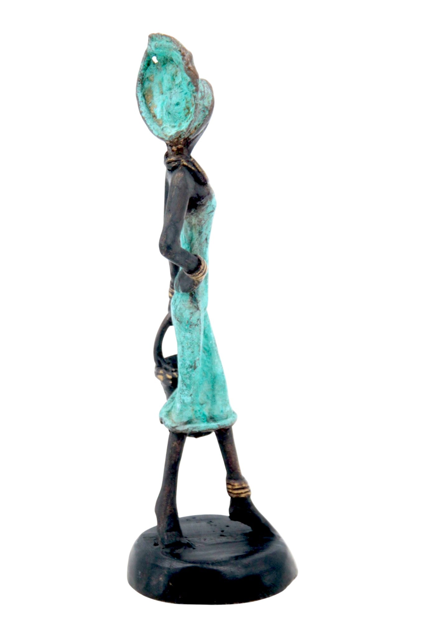 Bronze 15 cm turquoise n°10 