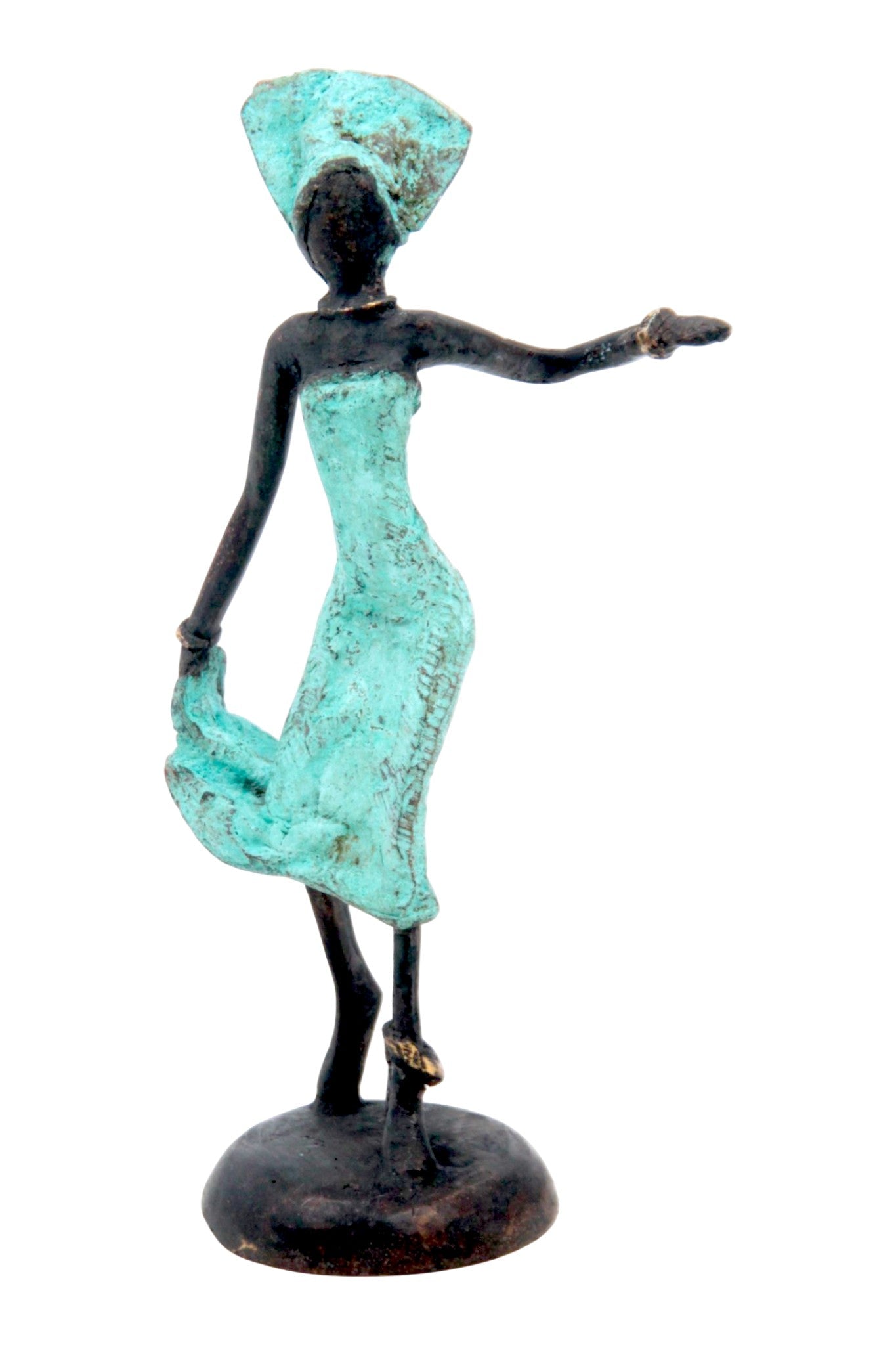 Bronze 15 cm turquoise n°11 